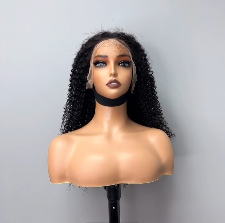 Curly Brazilian Human Hair Lace Front Wig