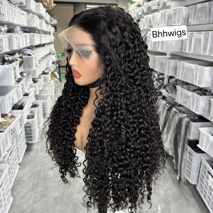 Curly Human Hair Lace Front Wig