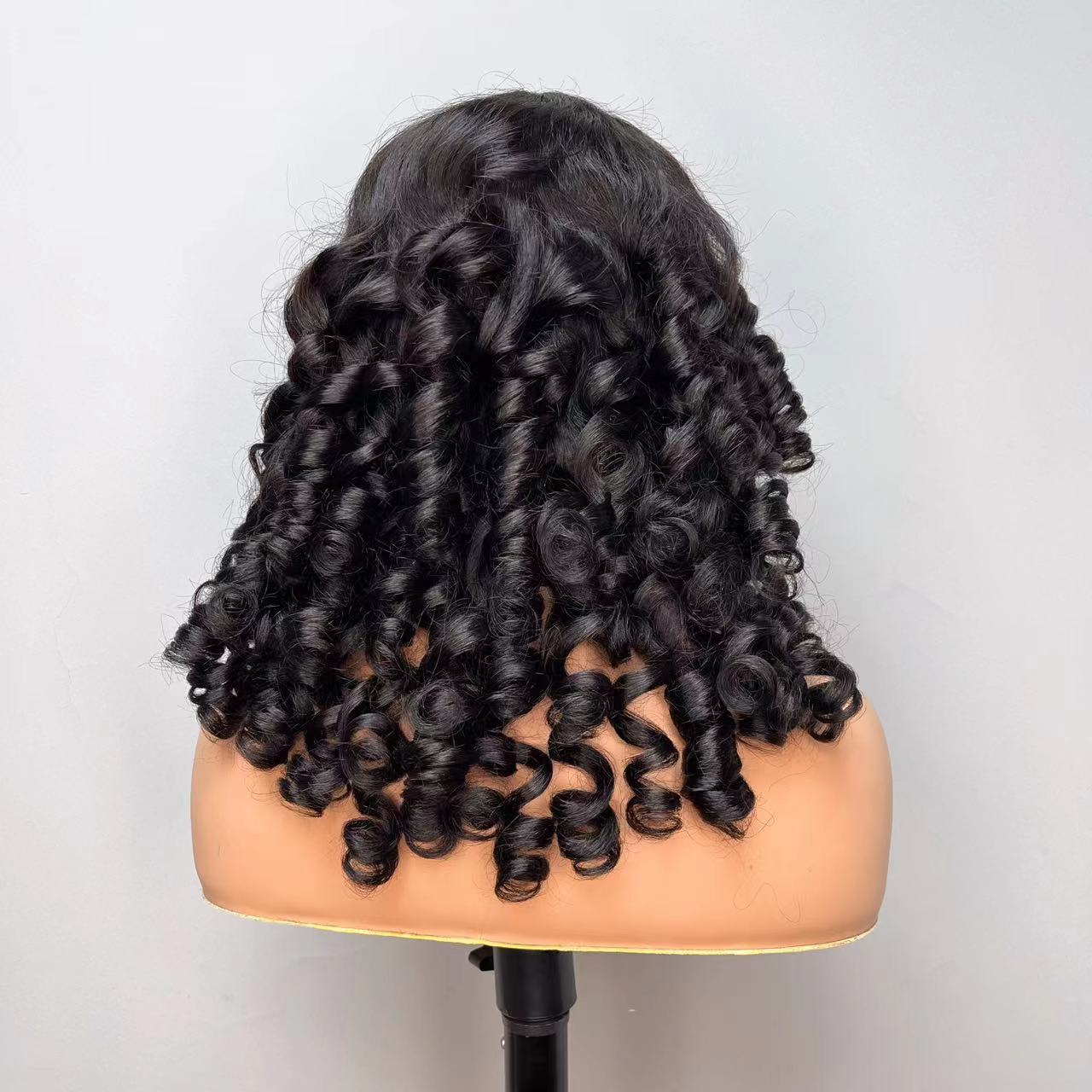Brazilian Curly Human Hair Lace Front Wig