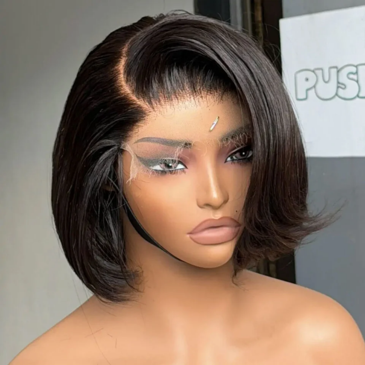 Layered Short Bob Pixie Cut Human Hair Wig