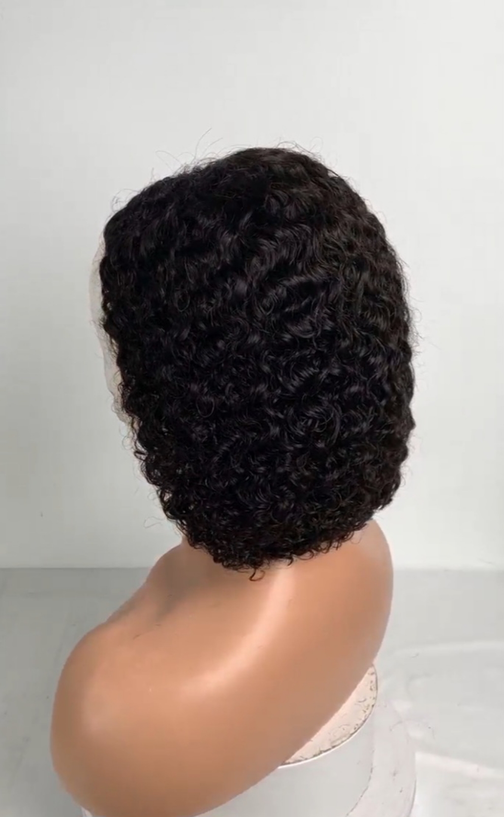 Burmese Curly Short Bob Human Hair Wig