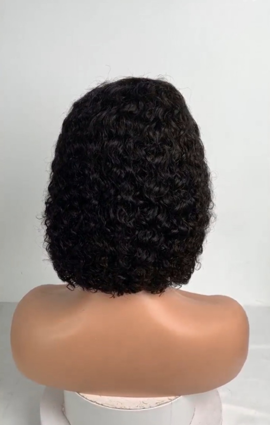 Burmese Curly Short Bob Human Hair Wig