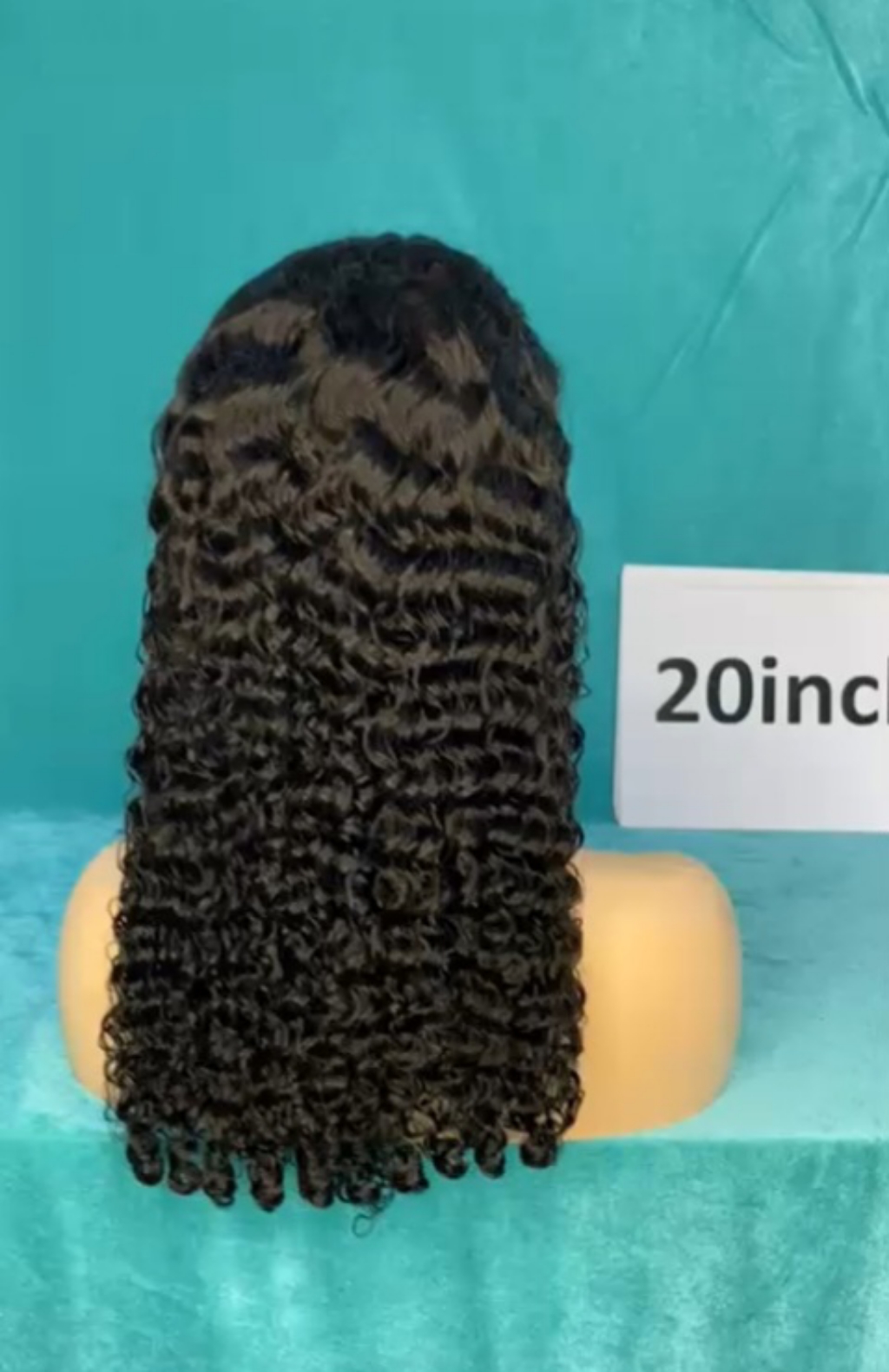 Burmese Curly Human Hair Lace Front Wig