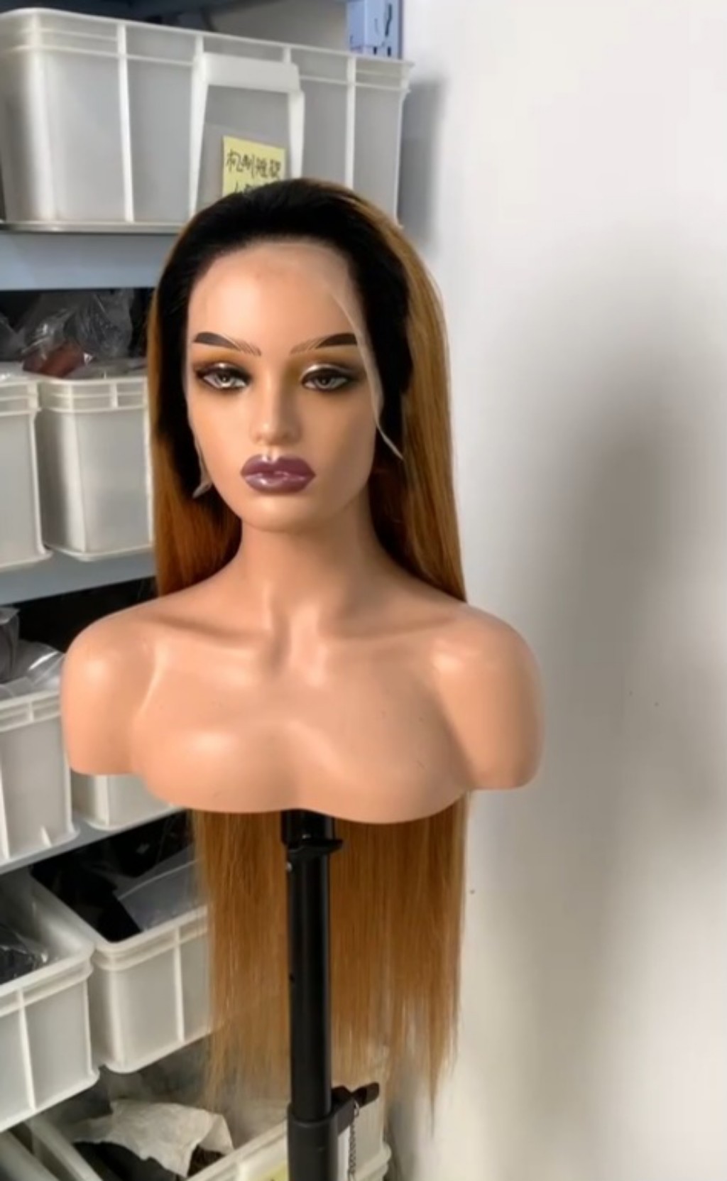 Long Straight Ombre Wig
