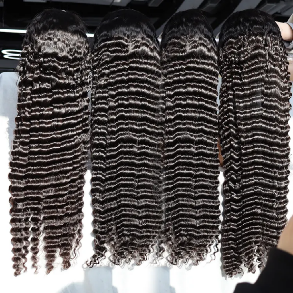 Deep Wave Human Hair Lace Front Wig