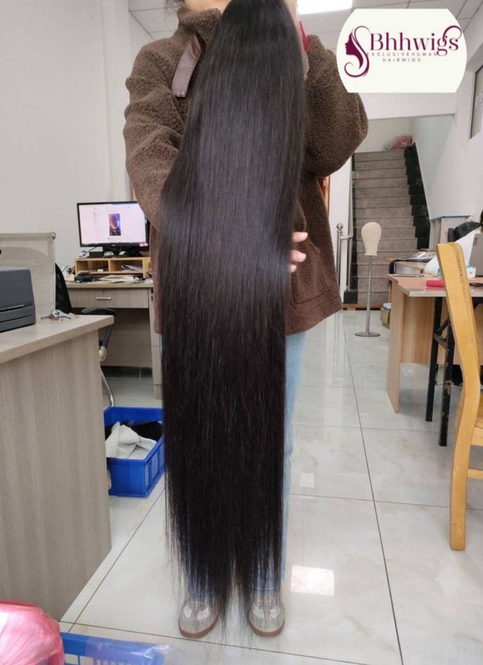 Long Straight Hair 50 inch Wig