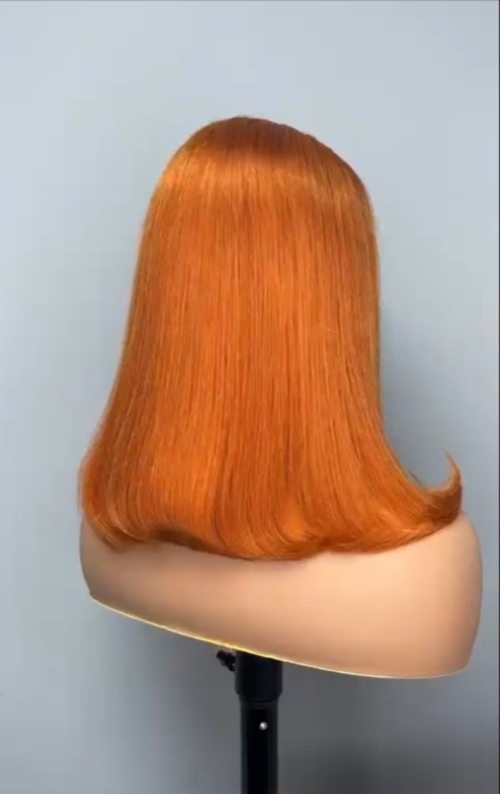 Orange Bob Lace Front Wig