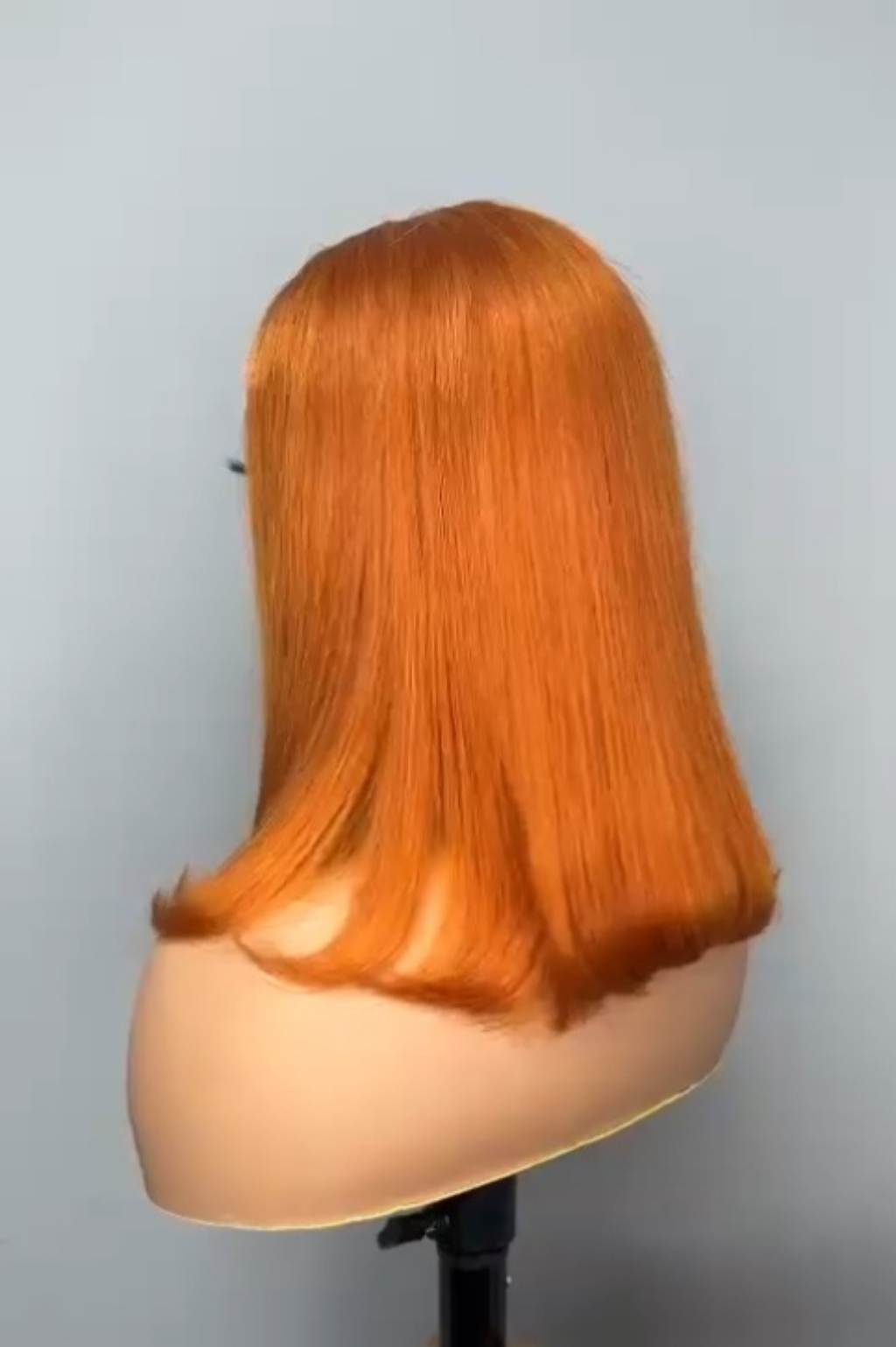 Orange Bob Lace Front Wig