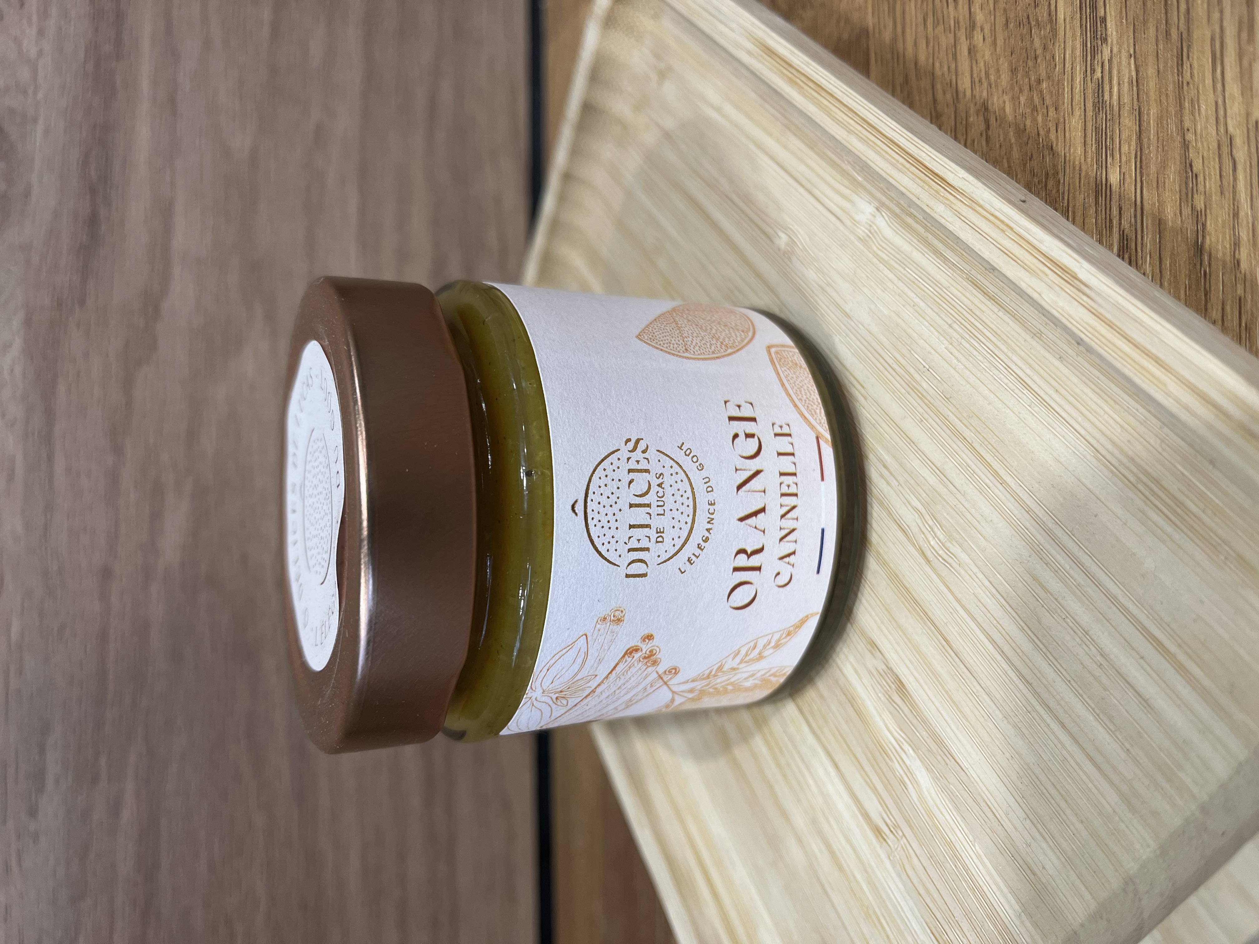 Confiture artisanale - Orange cannelle