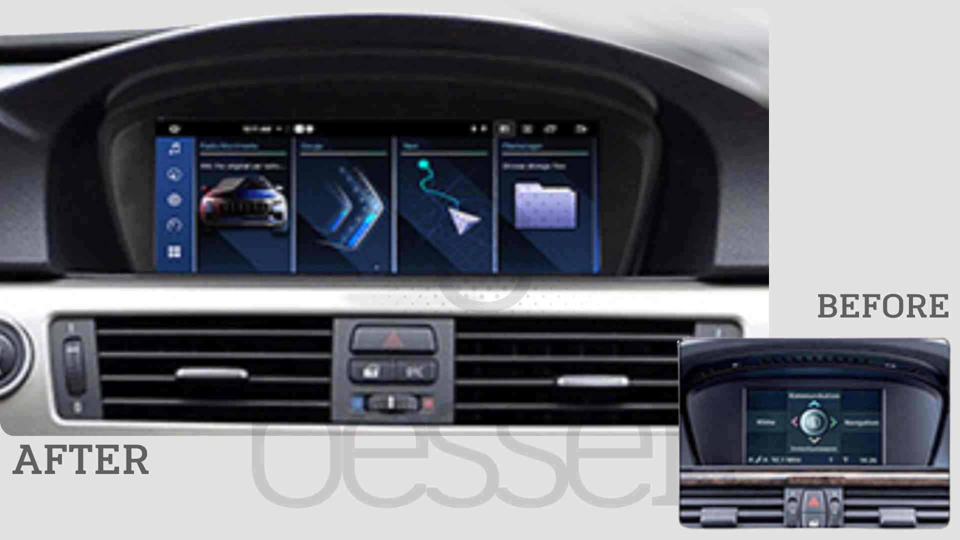 BMW Serie 5 E60 Sistema multimedia Android 8,8"
