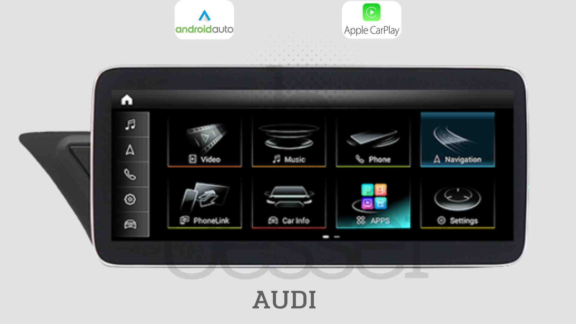 AUDI Q3 (+2011) Sistema multimedia Android 10,25"