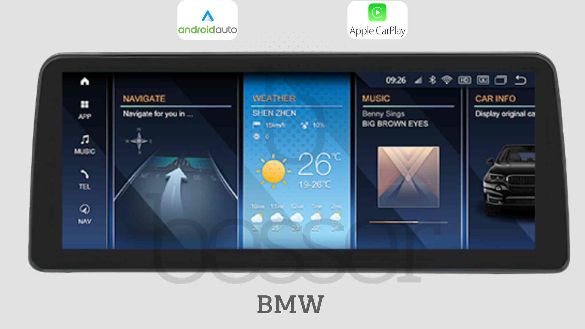 BMW Serie 5 F10 F11 Sistema multimedia Android