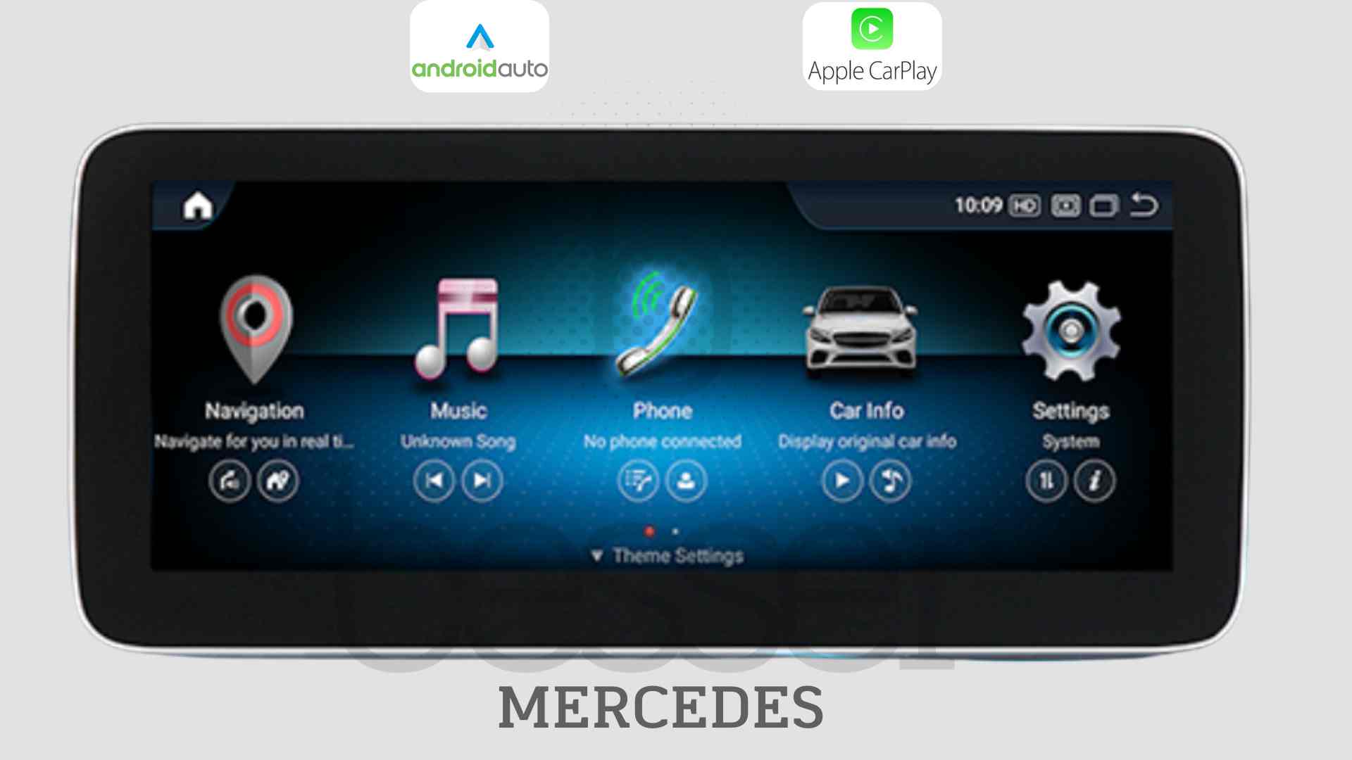 MERCEDES BENZ Clase C W205 Sist. multimedia Android 10,25"