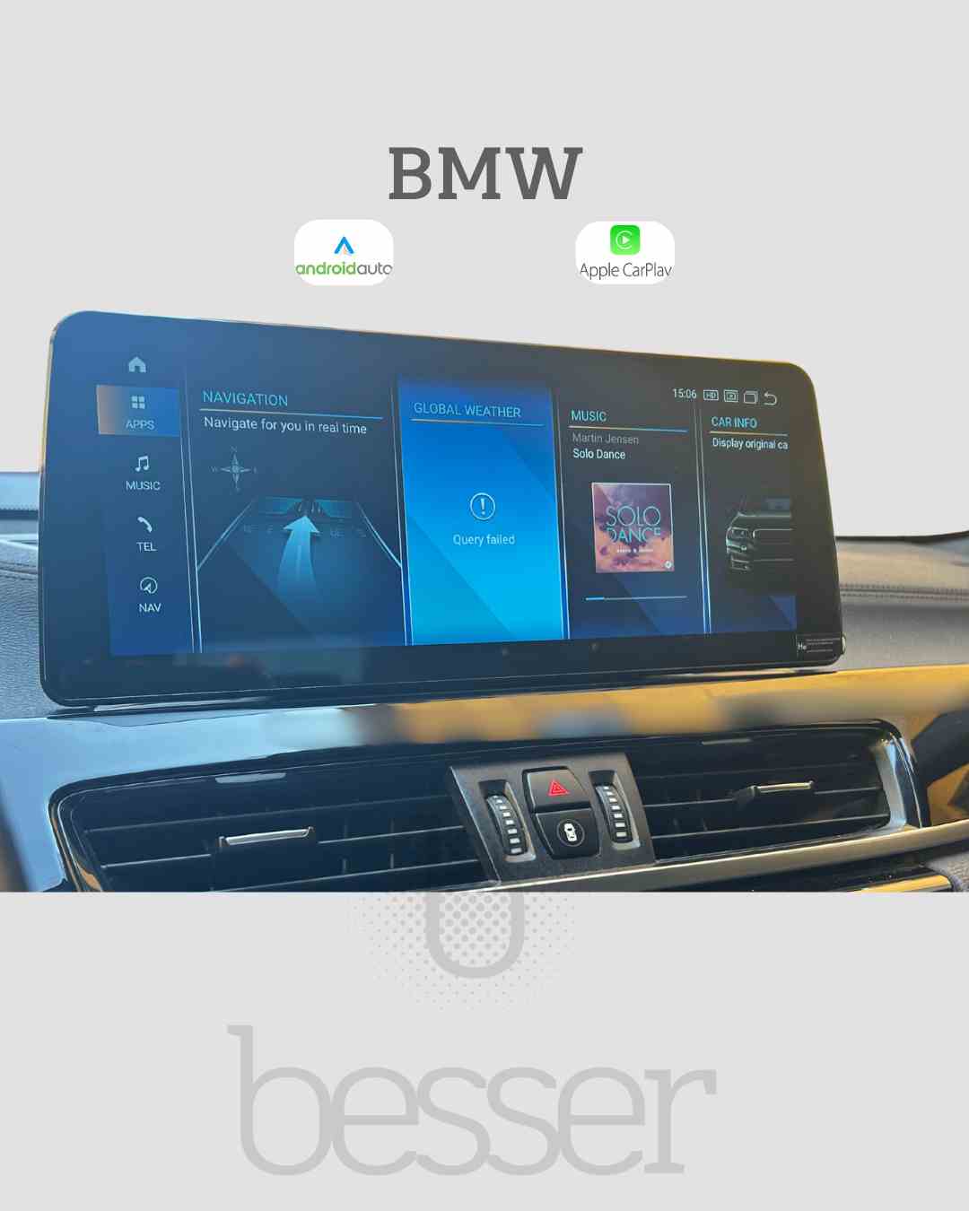 BMW X1 F48 Sistema multimedia Android