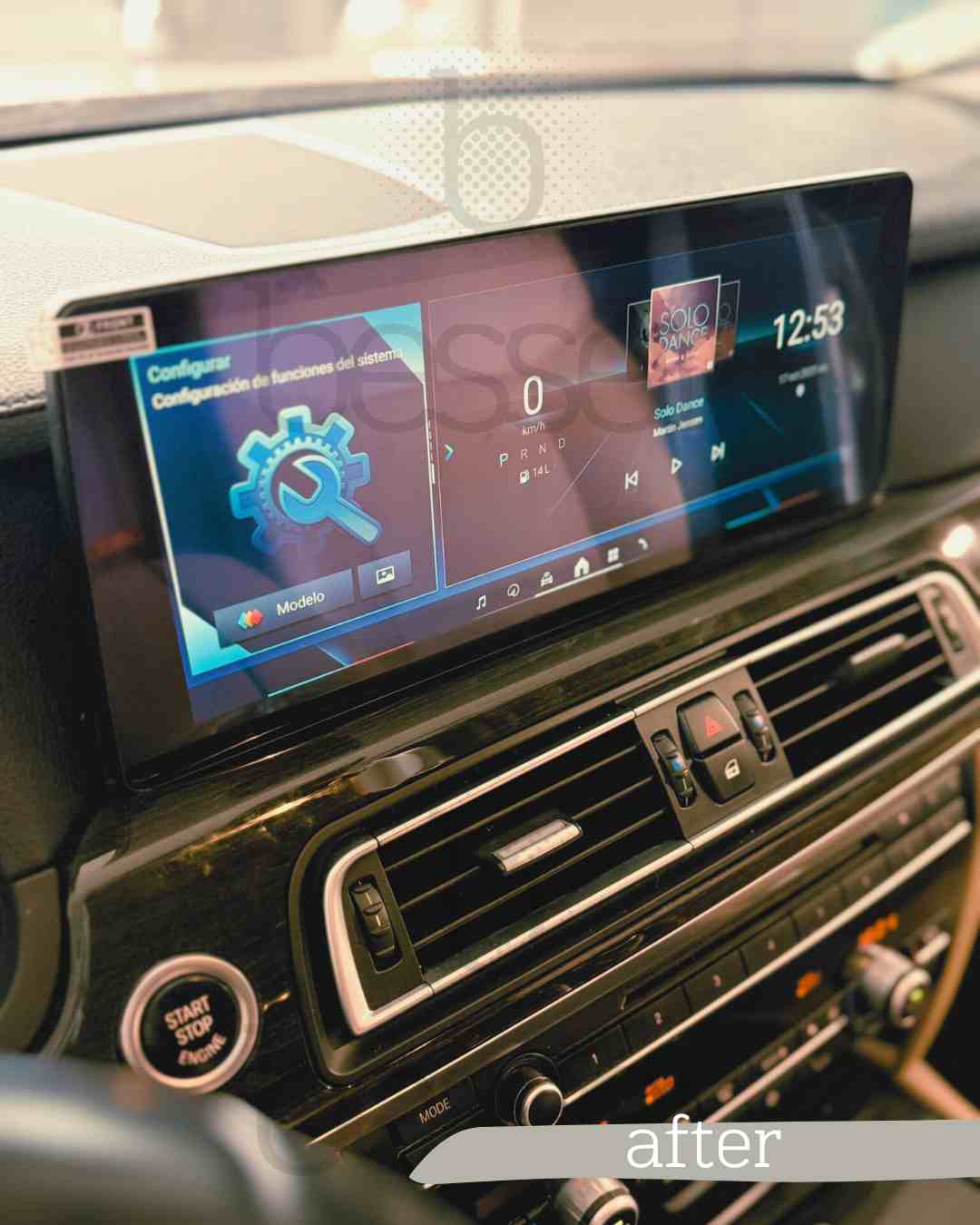 BMW Serie 7 F01 F02 Sistema multimedia Android