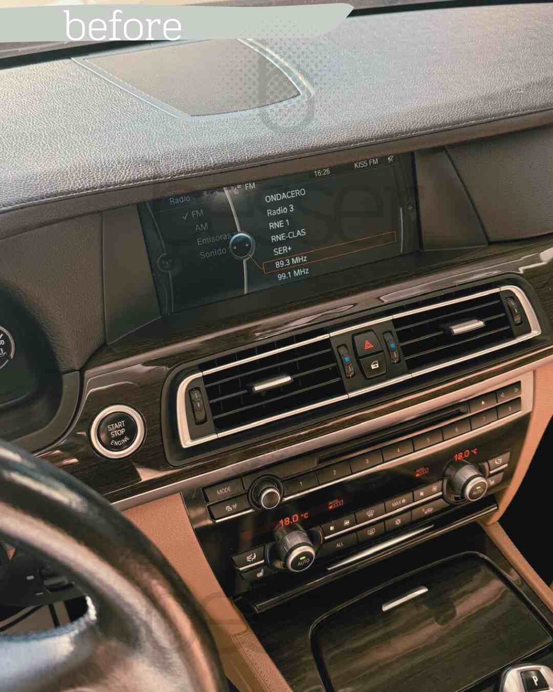 BMW Serie 7 F01 F02 Sistema multimedia Android