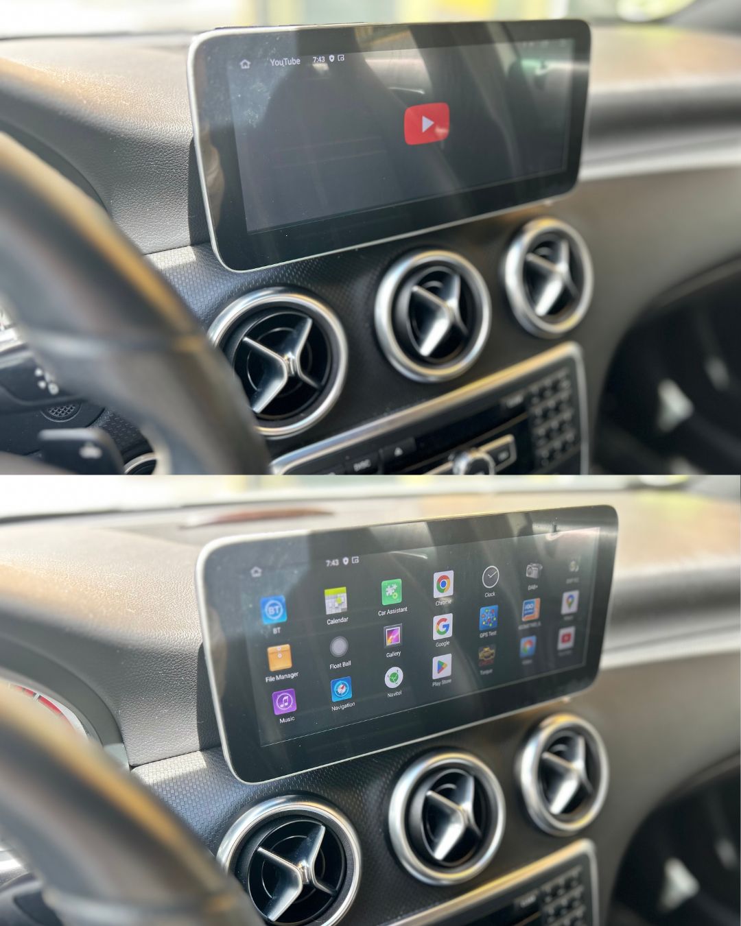 MERCEDES BENZ Clase A Sistema multimedia Android 10,25"