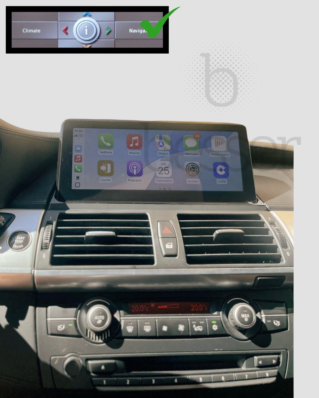 BMW X5 E70 (+2006) // X6 E71 (+2007) Sistema multimedia Android