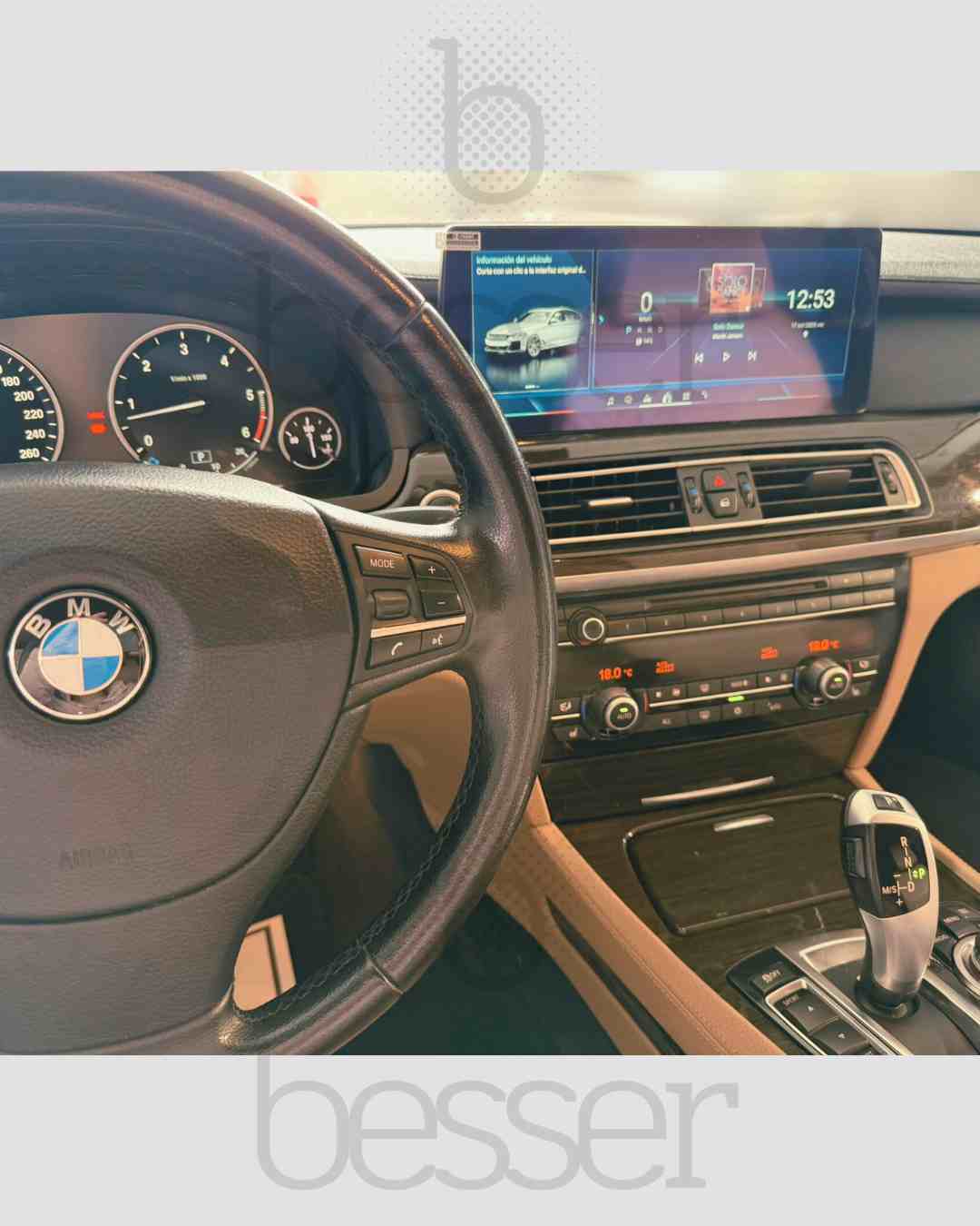BMW Serie 7 F01 F02 Sistema multimedia Android