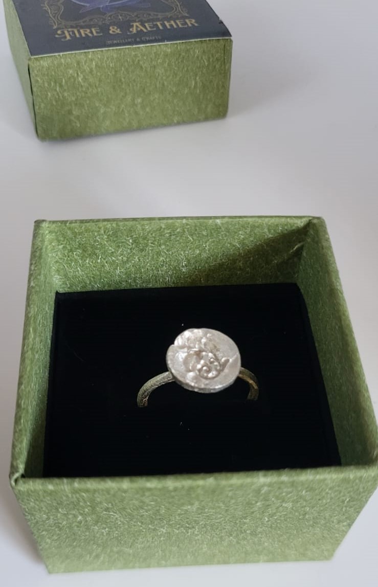 Elegant Medieval Wax Stamp Ring
