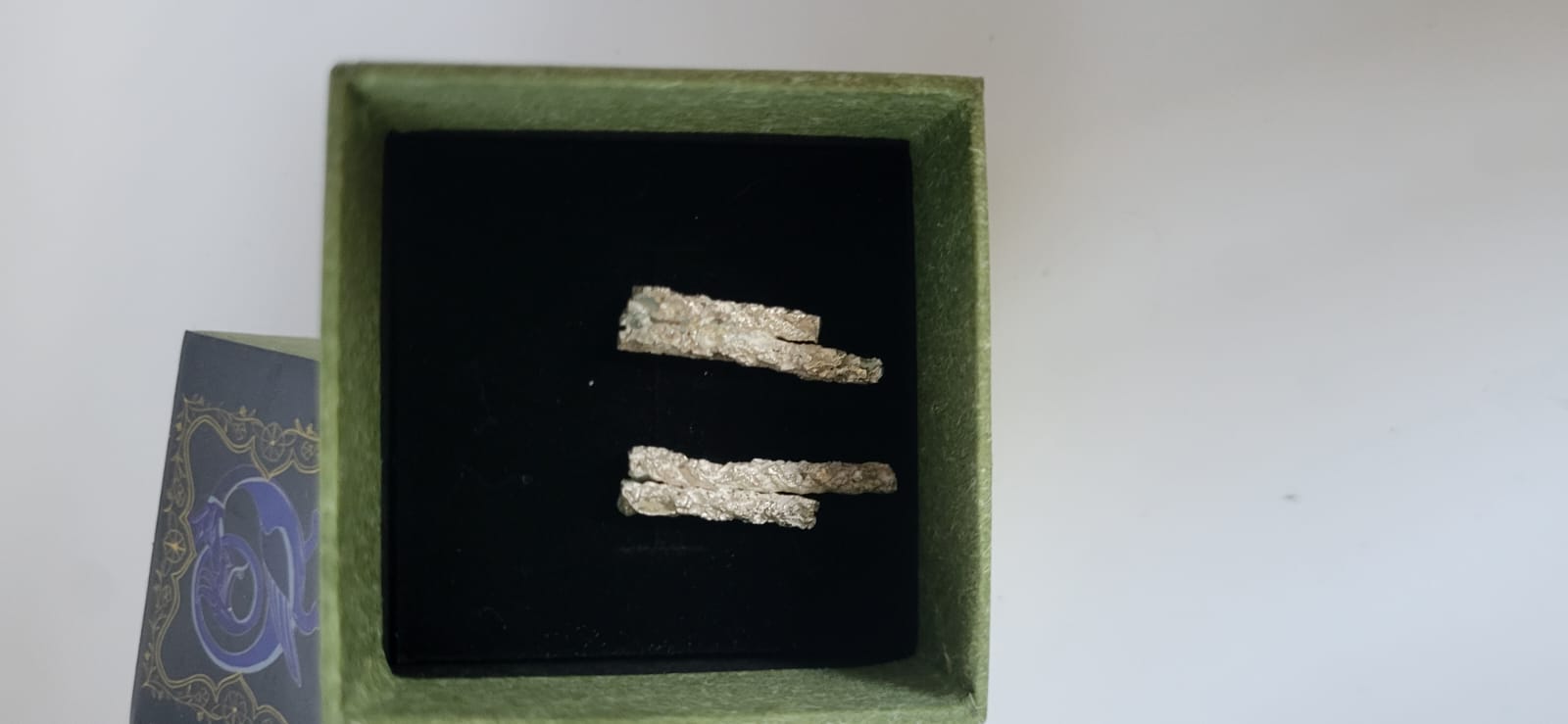 Silver Nugget Earrings