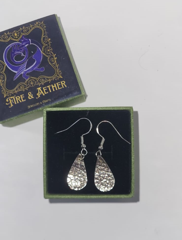 Drop Textured Earrings