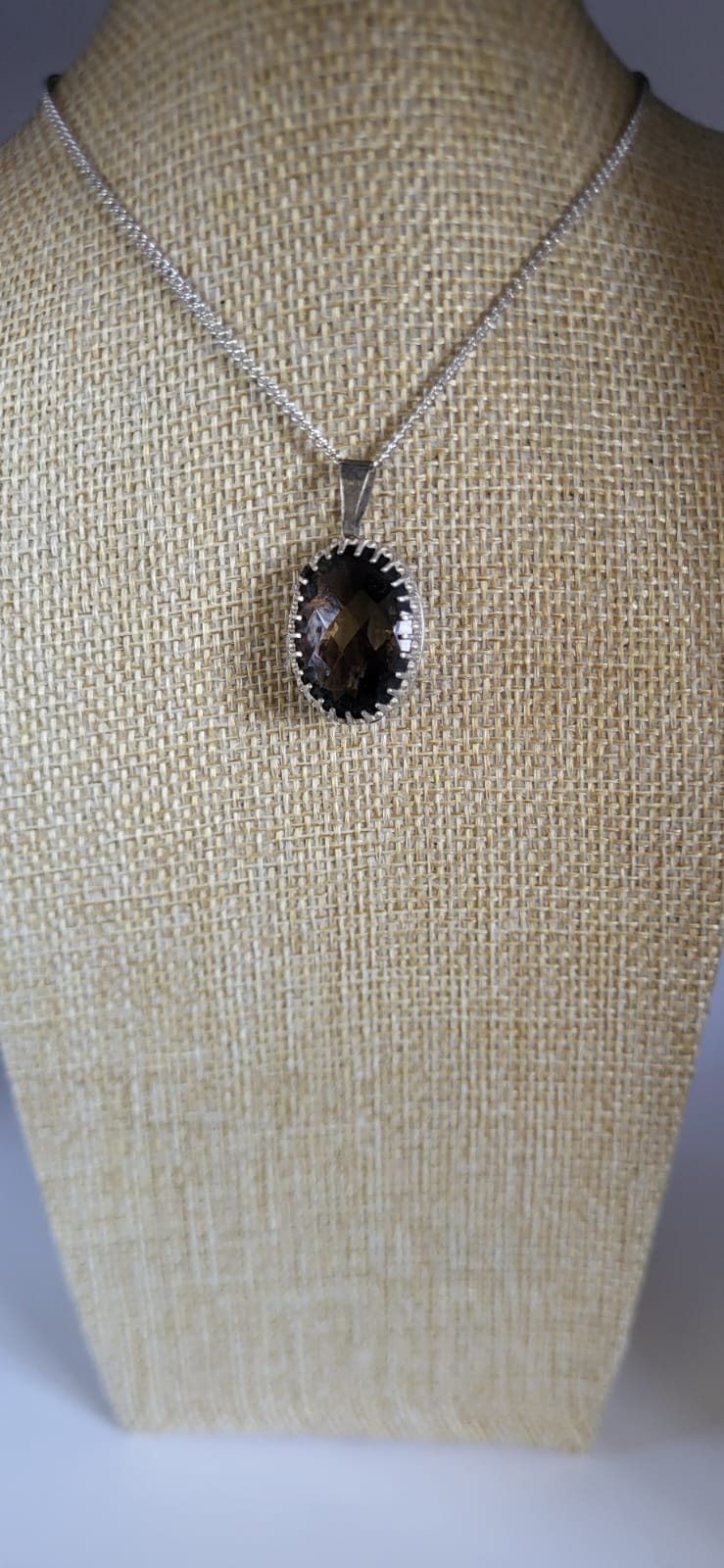 Elegant Smoky Quartz Necklace