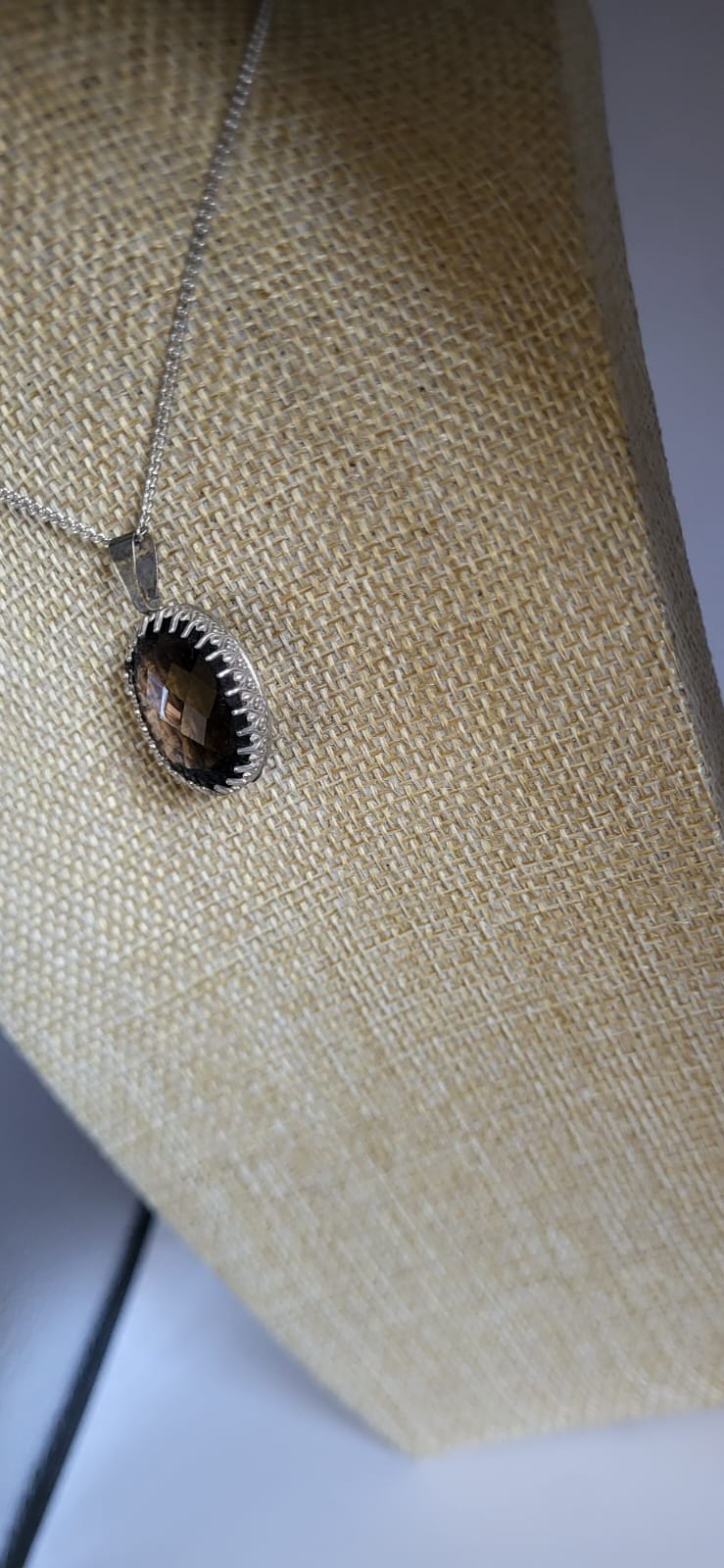 Elegant Smoky Quartz Necklace