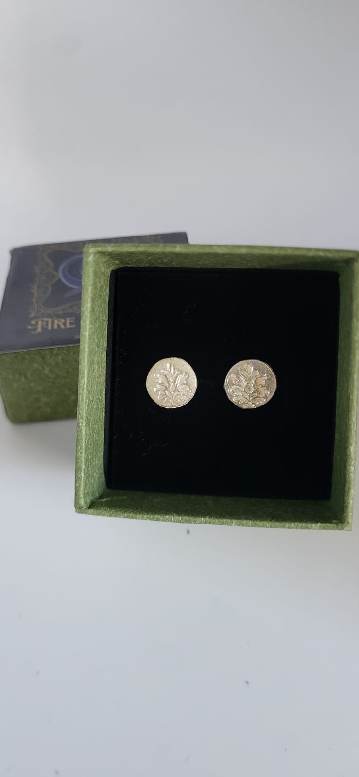 French Vintage Press Stud Earrings