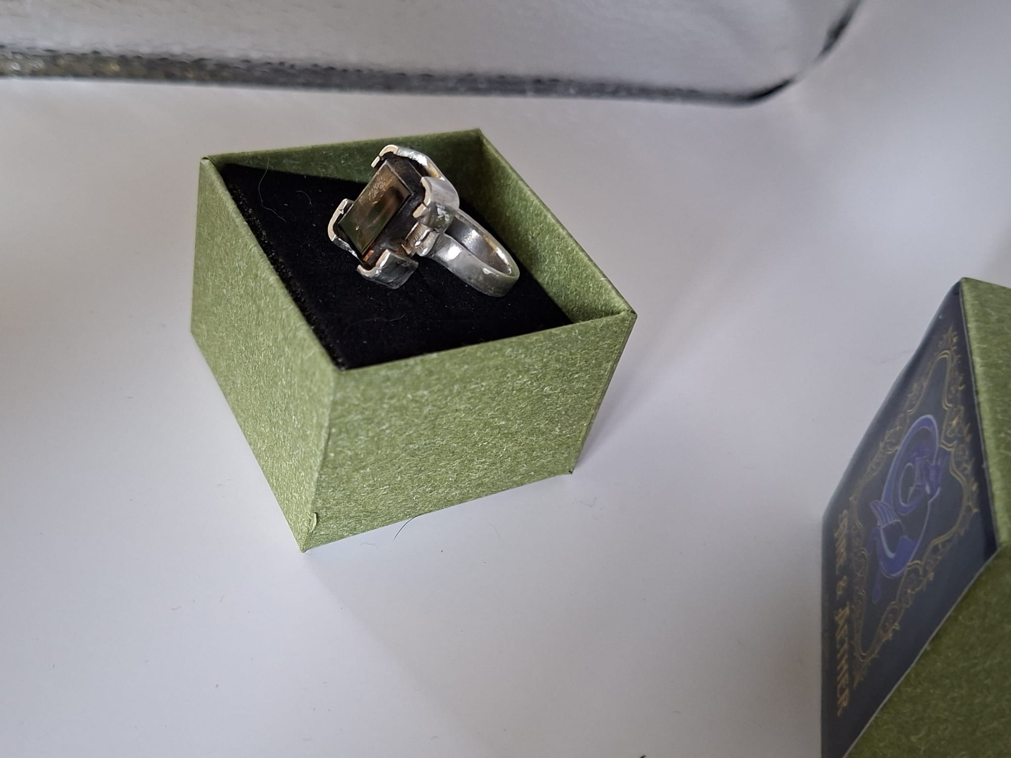 Smoky Quartz Gemstone Chunky Ring