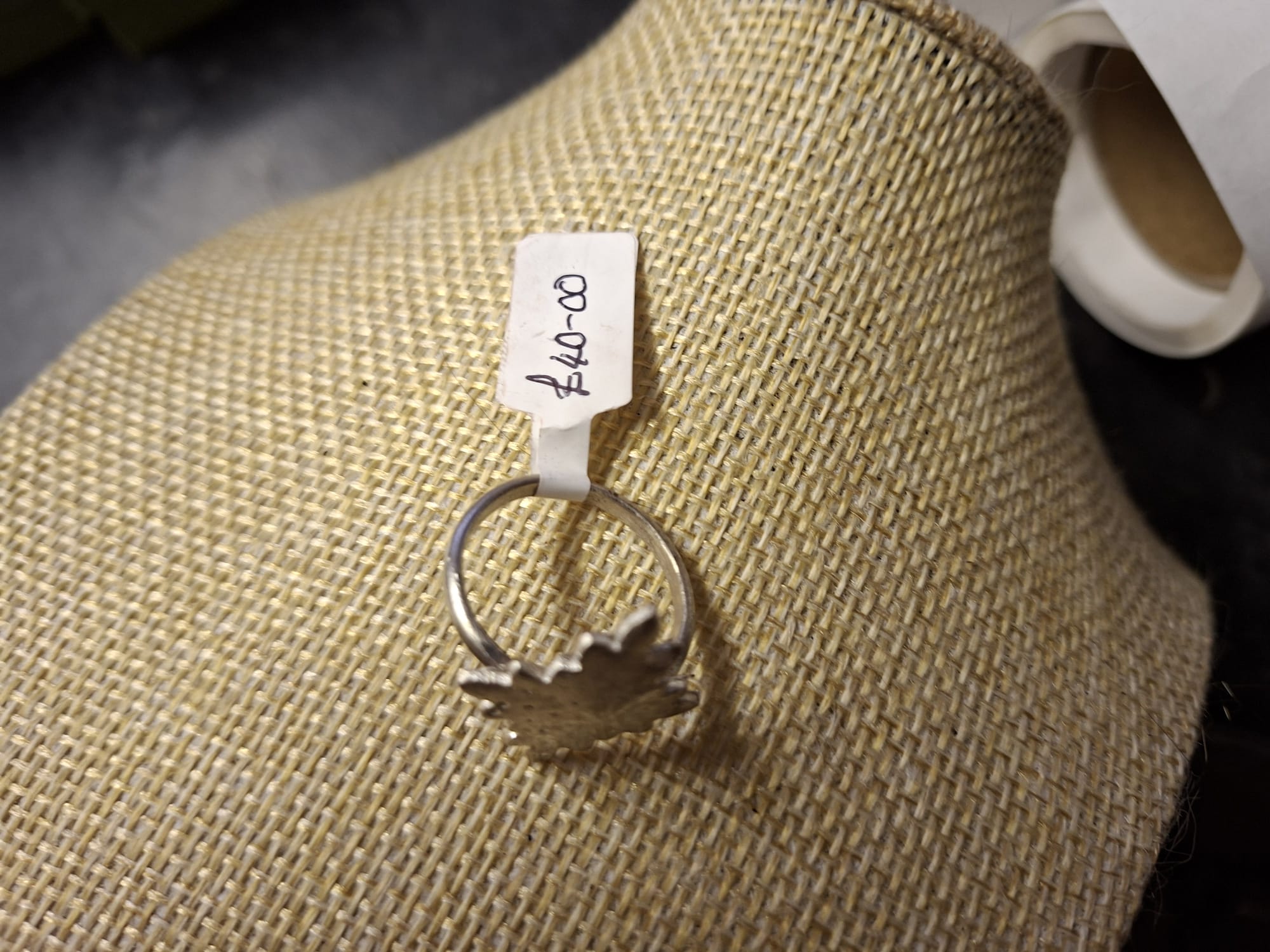 Star Shield Silver Ring