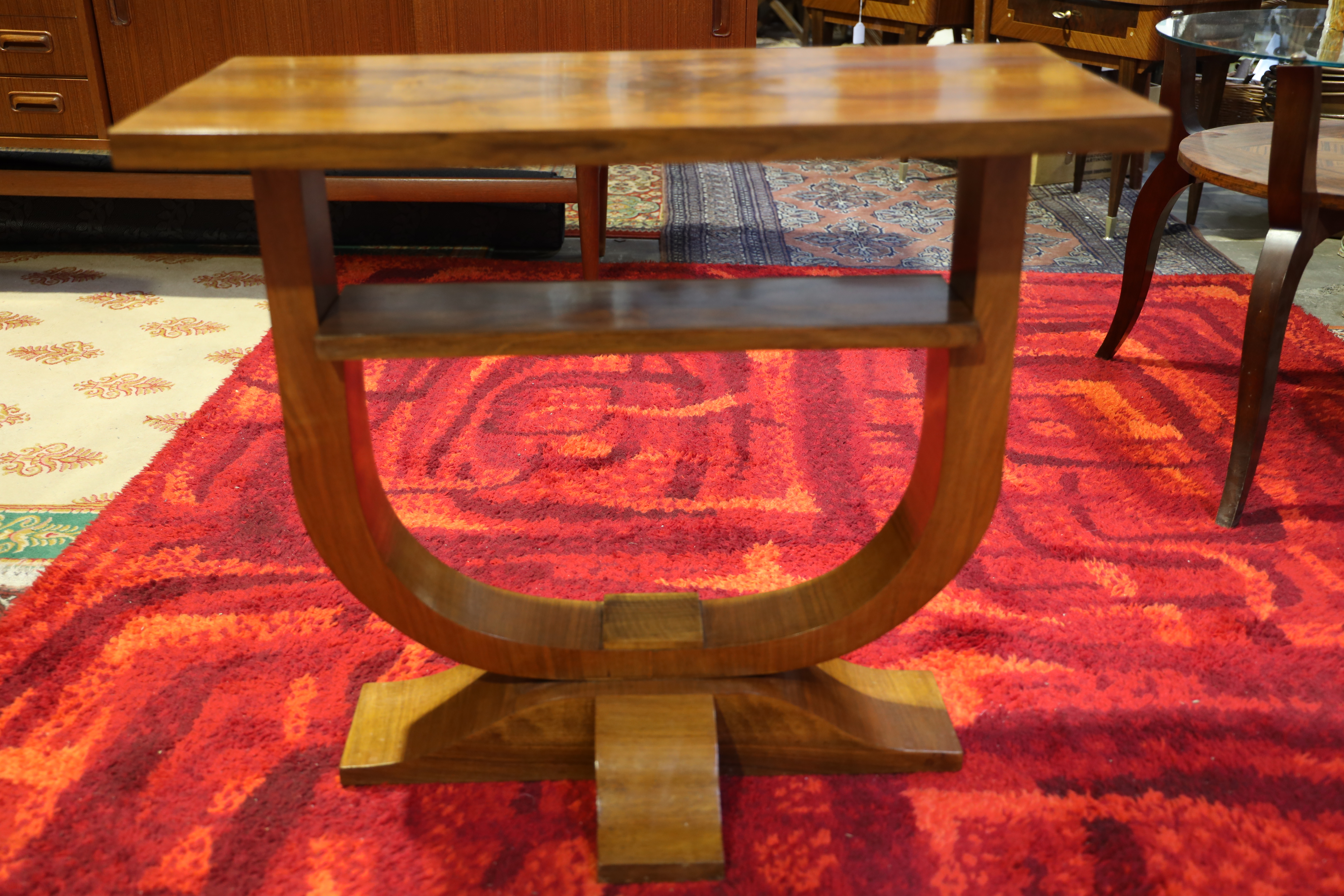 Console Art déco en noyer