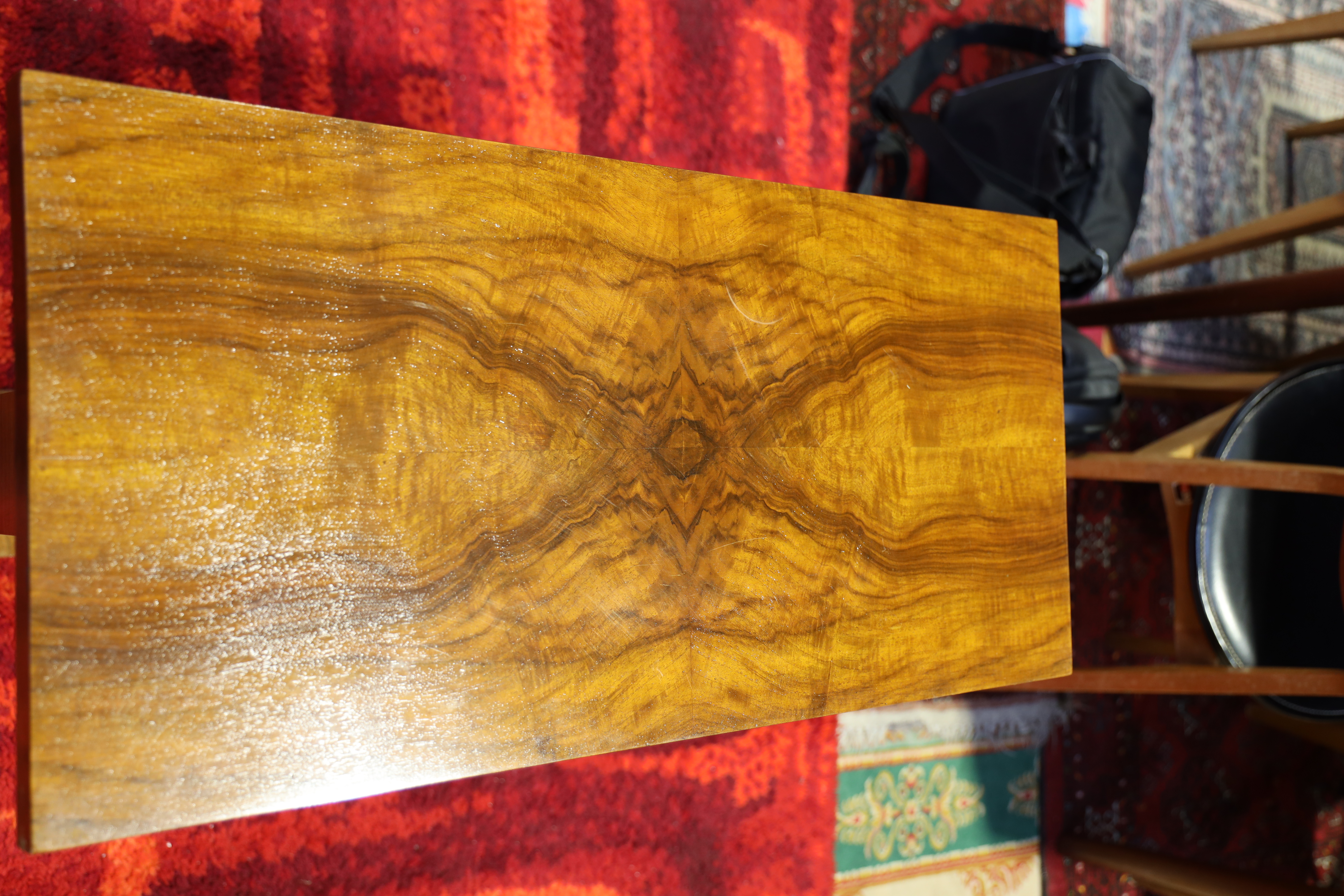 Console Art déco en noyer