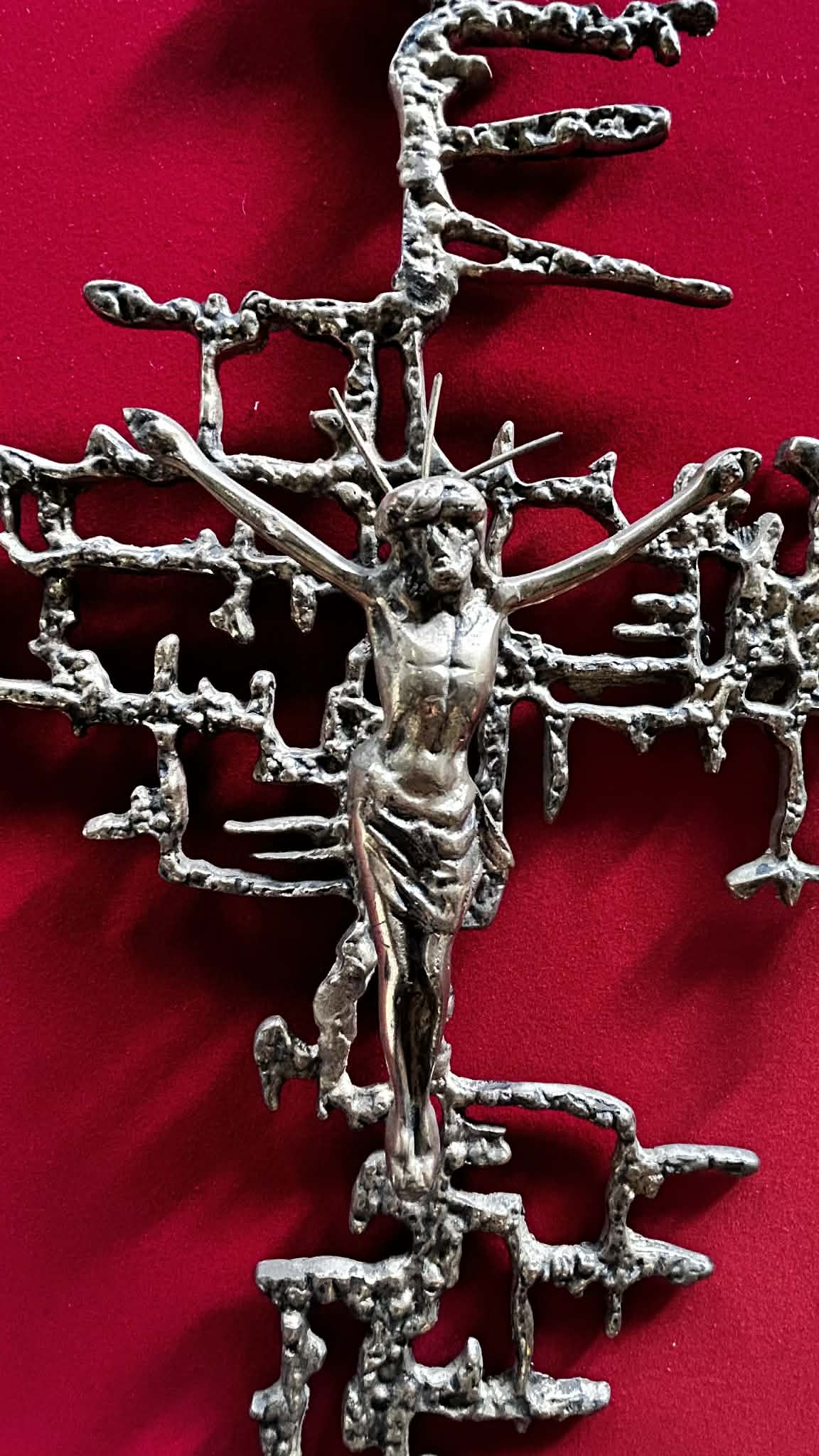 Christ d’après Dalí – Sculpture murale en bronze – 1950