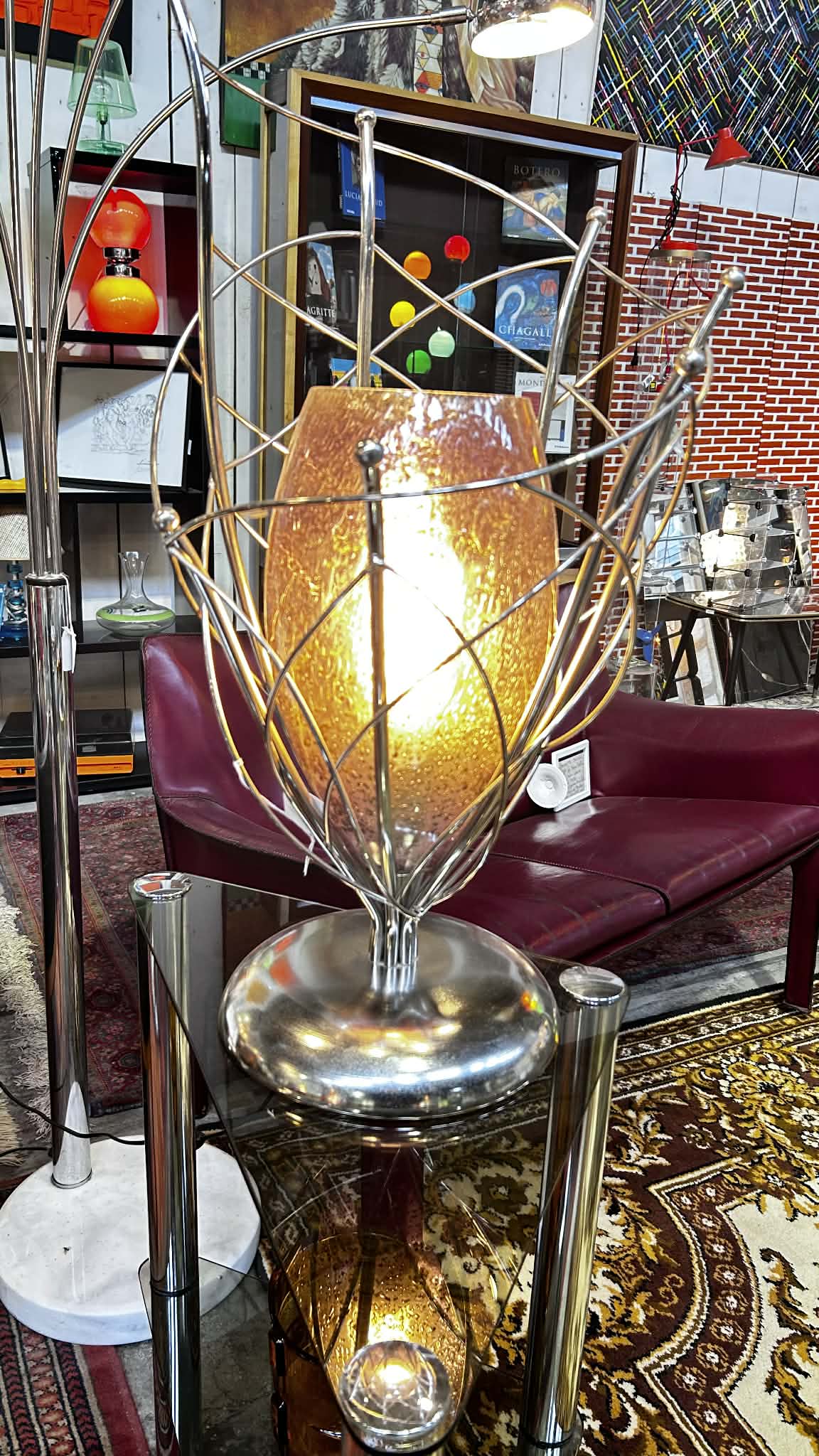 Lampe design sculpturale