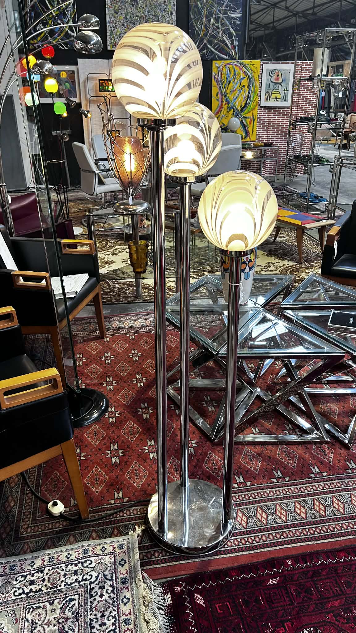 Lampadaire Mazzega – Verre de Murano “ Toni Zuccheri”