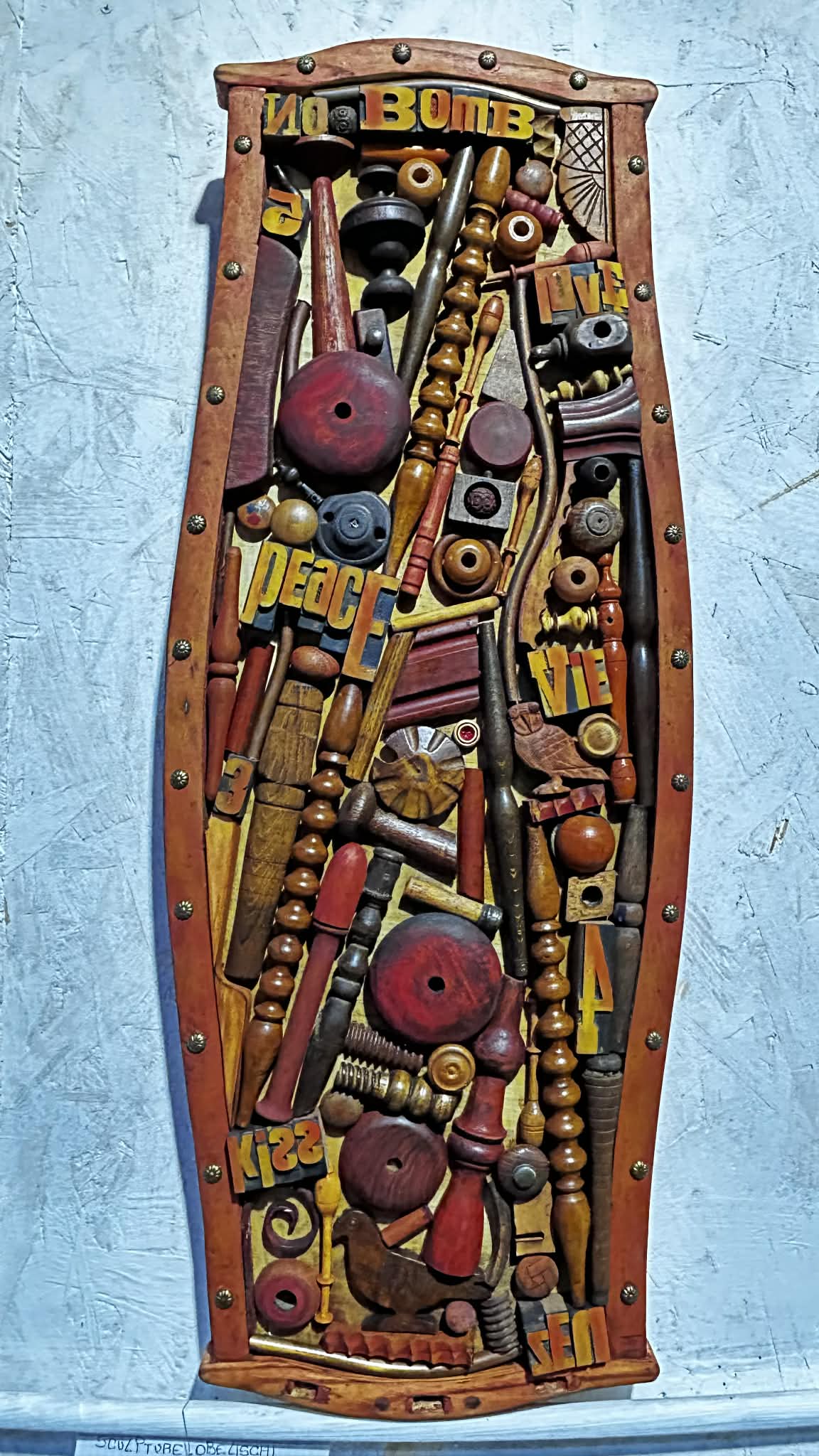 Sculpture murale en bois – Yannick De Praeter