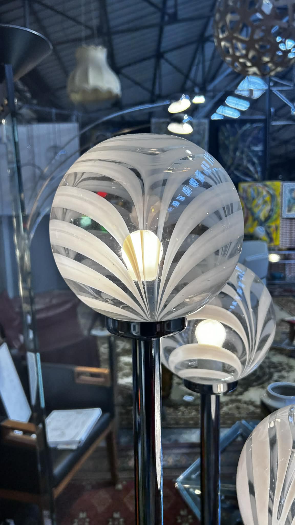 Lampadaire Mazzega – Verre de Murano “ Toni Zuccheri”