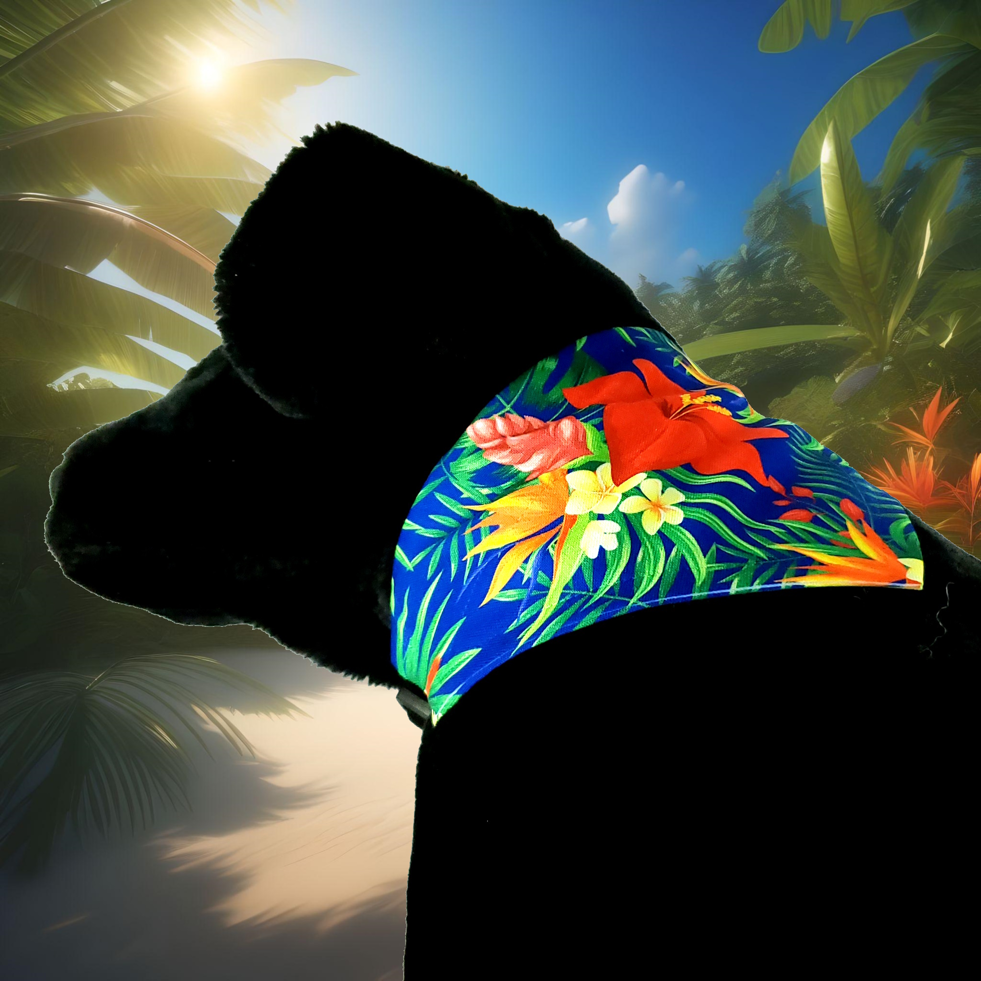 Hawaiian Flowers Bandana