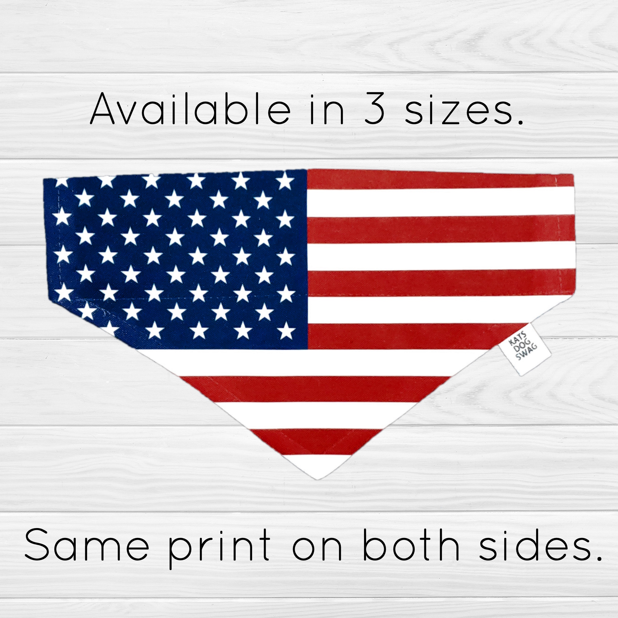 American Flag Bandana