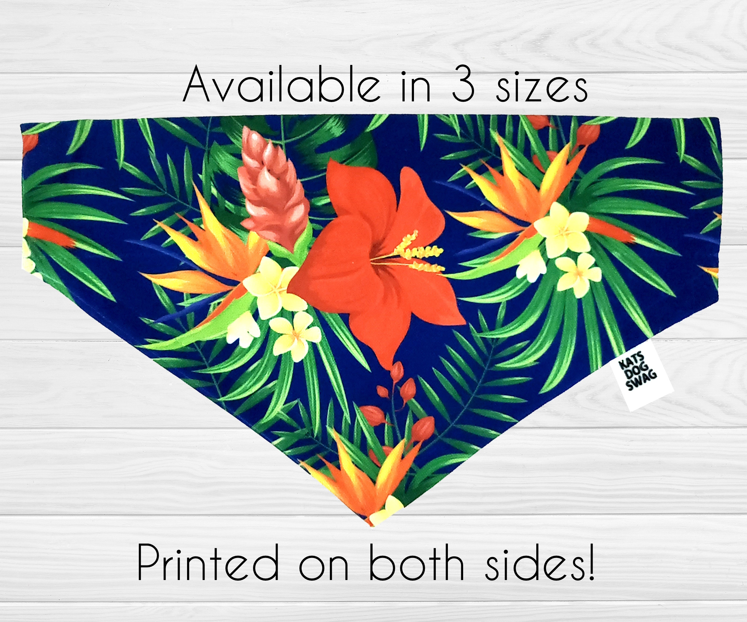Hawaiian Flowers Bandana