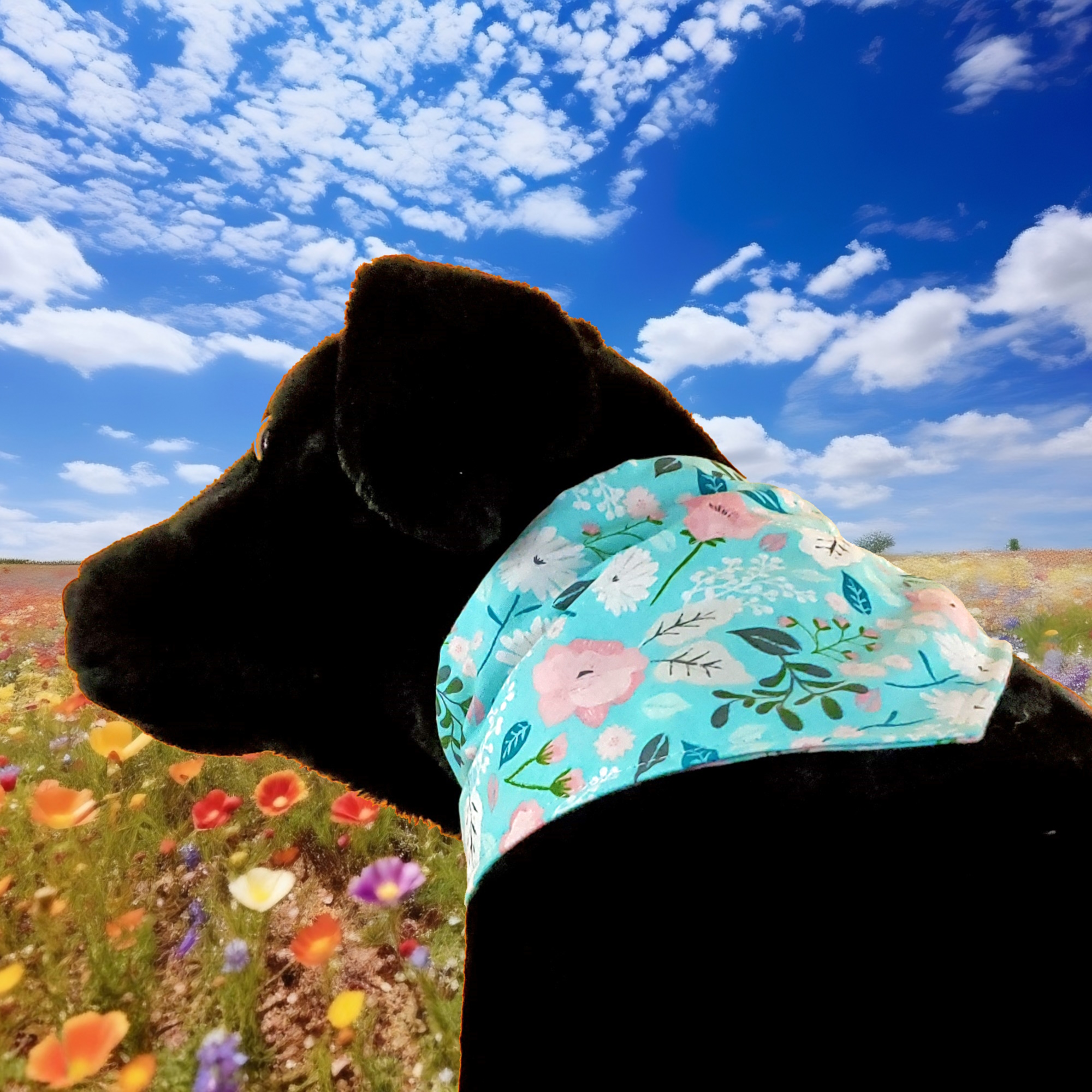Floral Dog Bandana