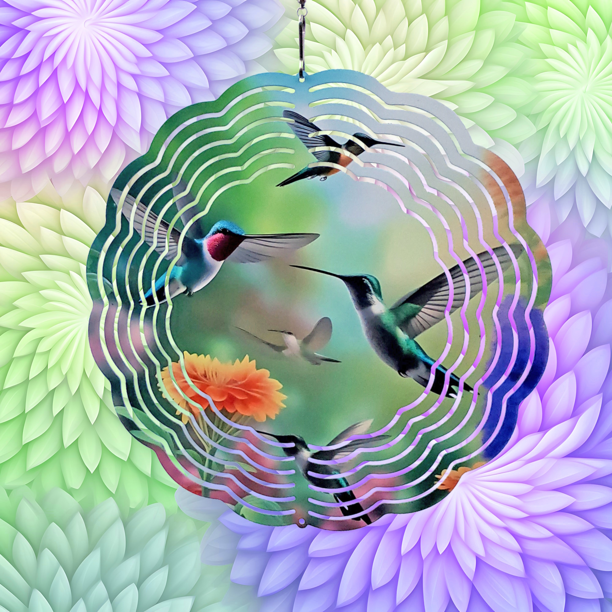 Hummingbird Wind Spinner