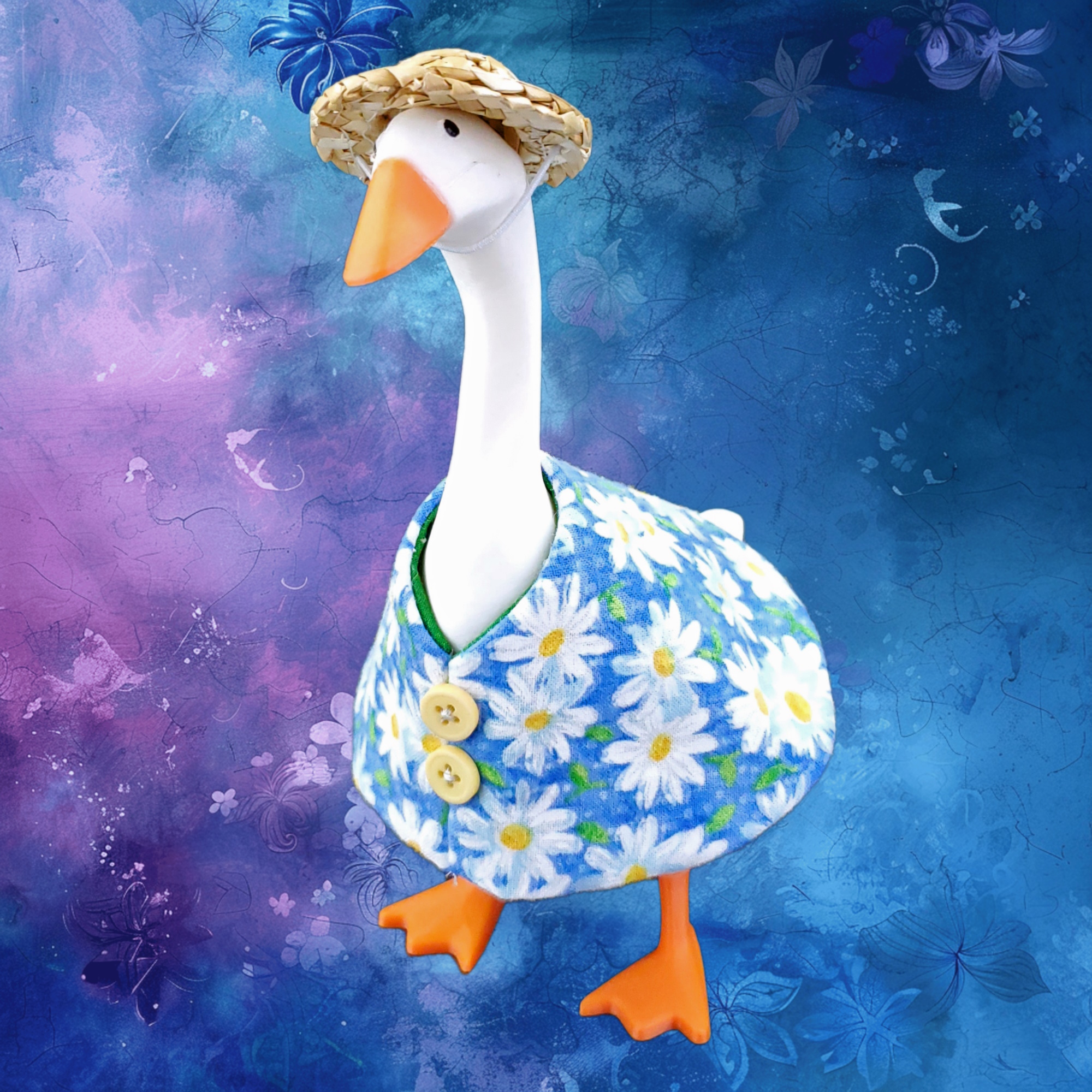 Spring Daisies Outfit for Desk Goose