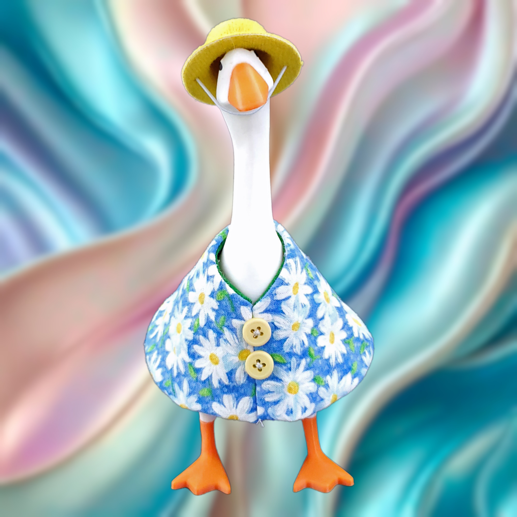 Spring Daisies Outfit for Desk Goose