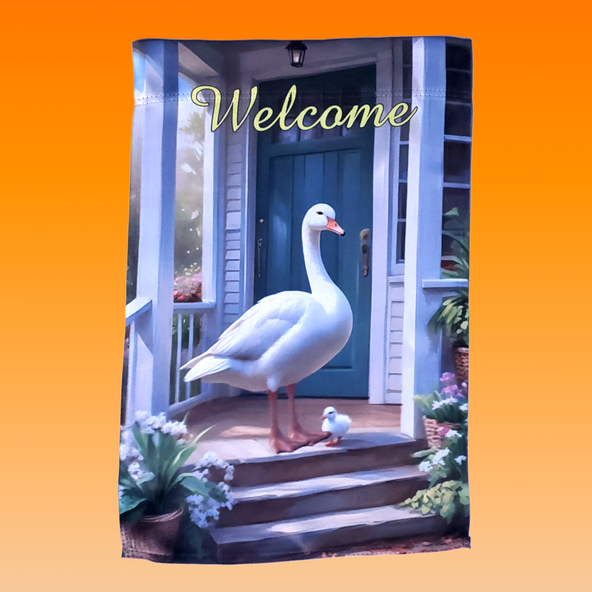 Porch Goose Garden Flag
