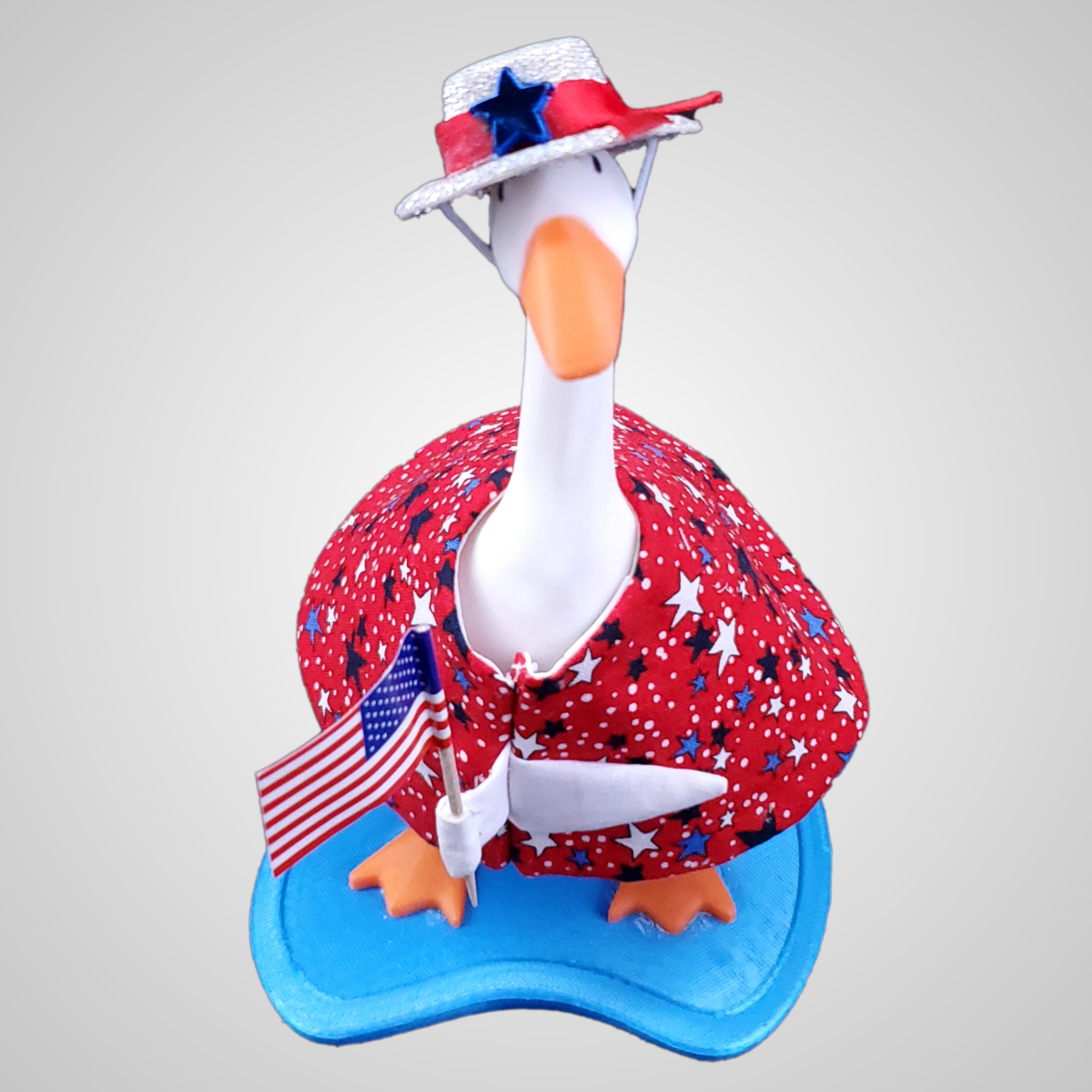 Patriotic Stars Outfit for 7 inch Desk Goose