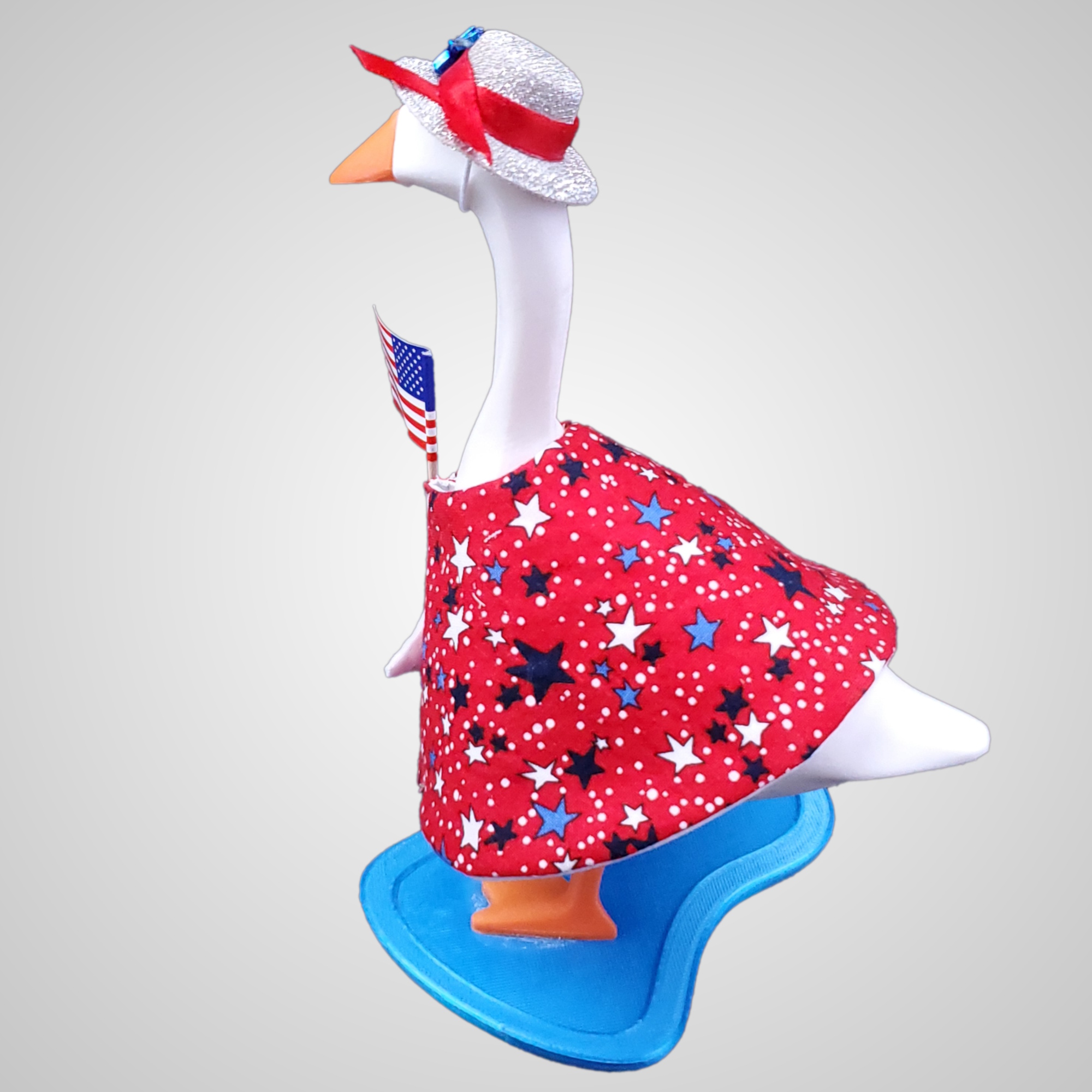 Patriotic Stars Outfit for 7 inch Desk Goose