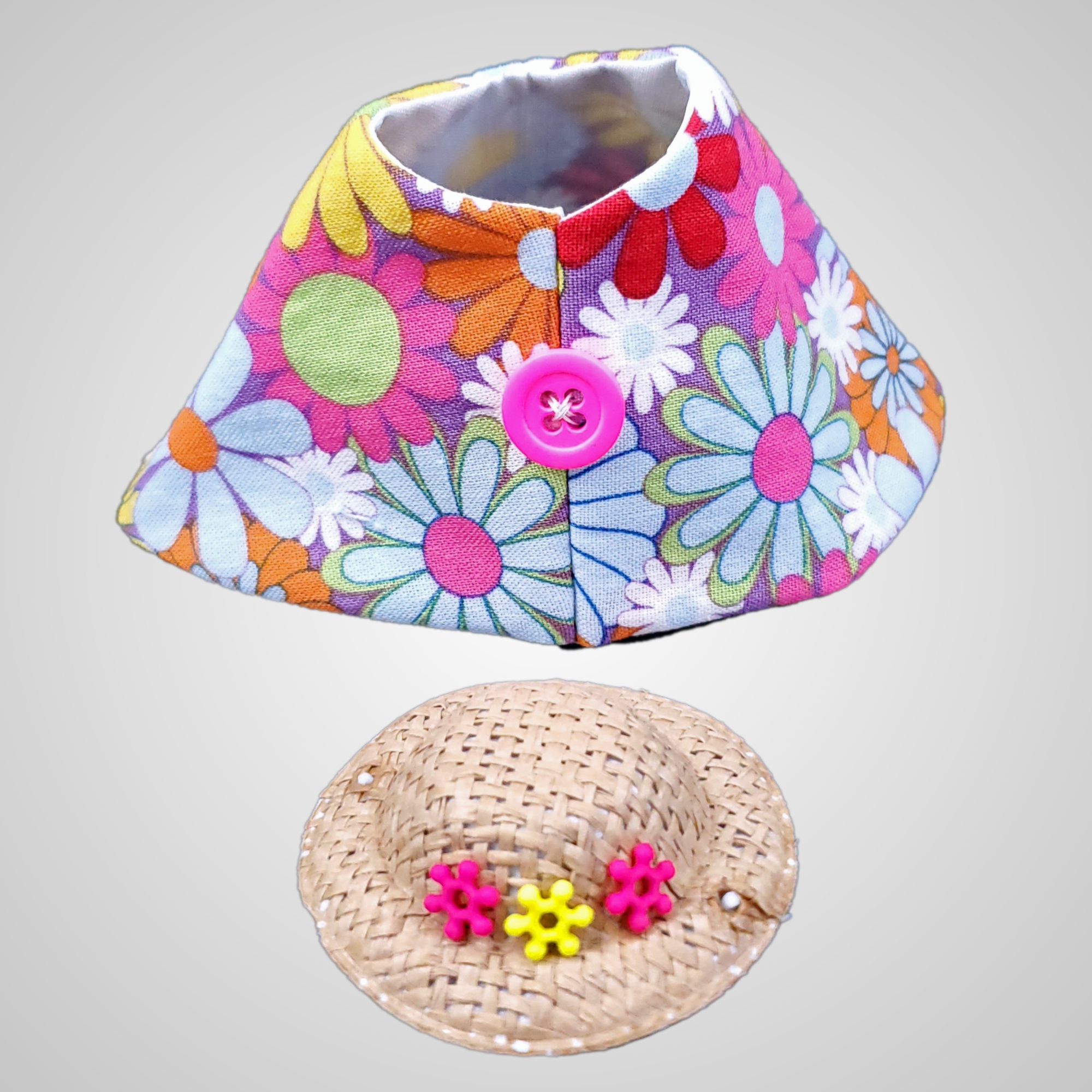 Flower Power Outfit for a 7 inch Desk Goose