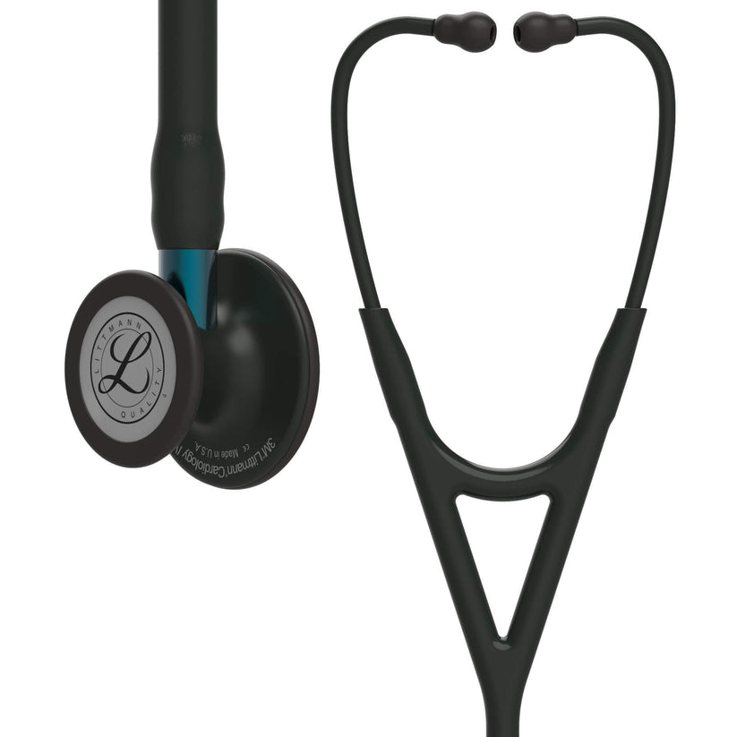 3M Littmann Cardiology IV Stethoscope Black Tube Blue Stem